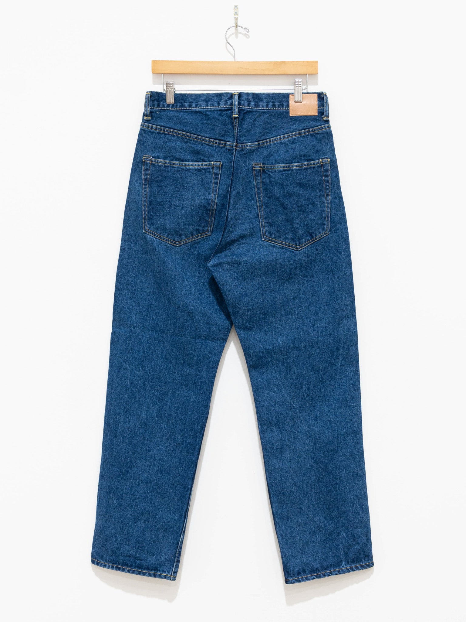 Namu Shop - Hatski Straight Washi Denim - Used Blue