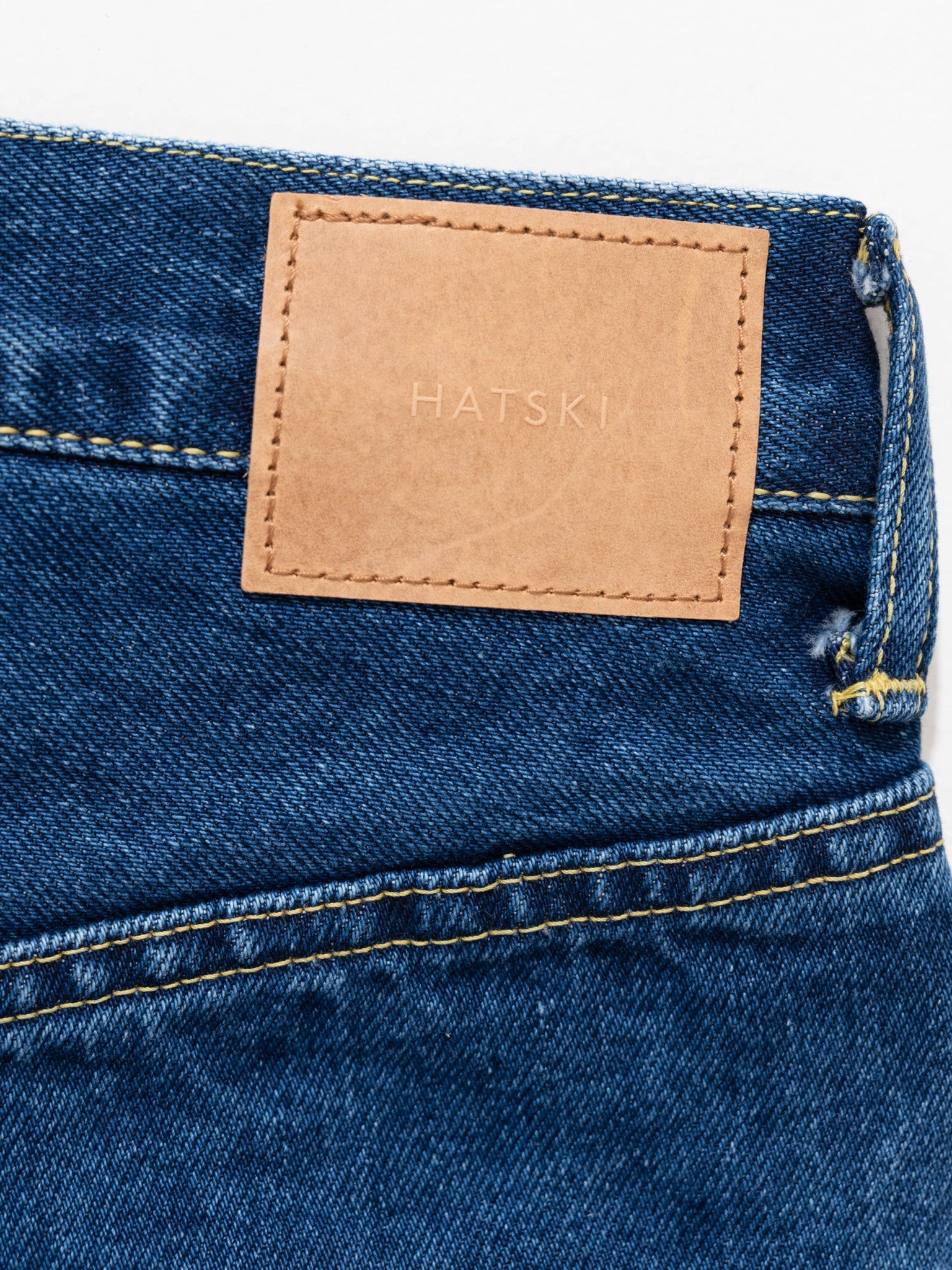 Namu Shop - Hatski Straight Washi Denim - Used Blue