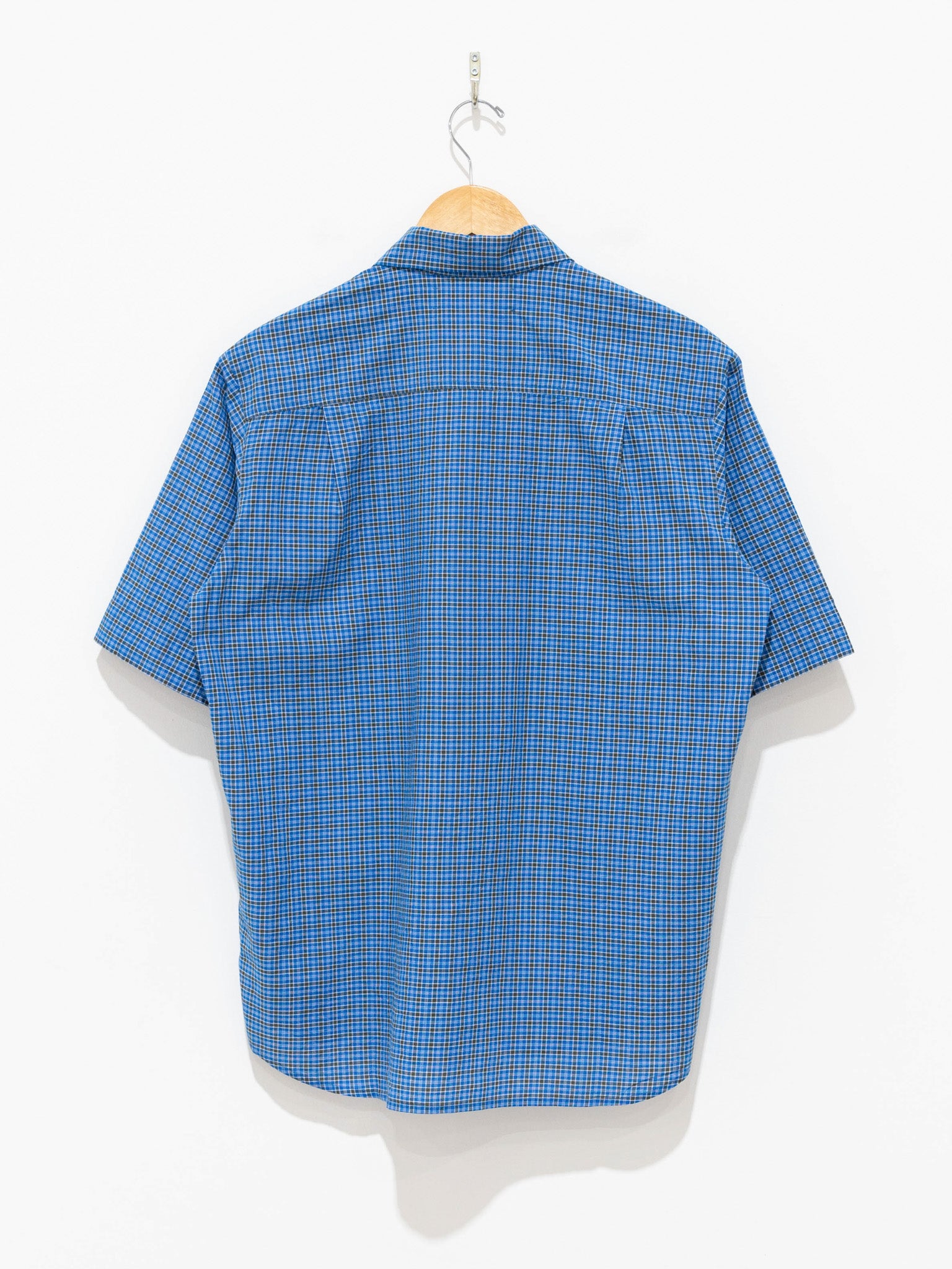 Namu Shop - Jan Machenhauer Zane Shirt - Brown/Blue Lunghi Check