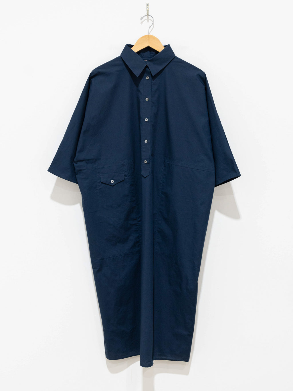 Namu Shop - Jan Machenhauer Mina Dress - Indigo Cotton Poplin