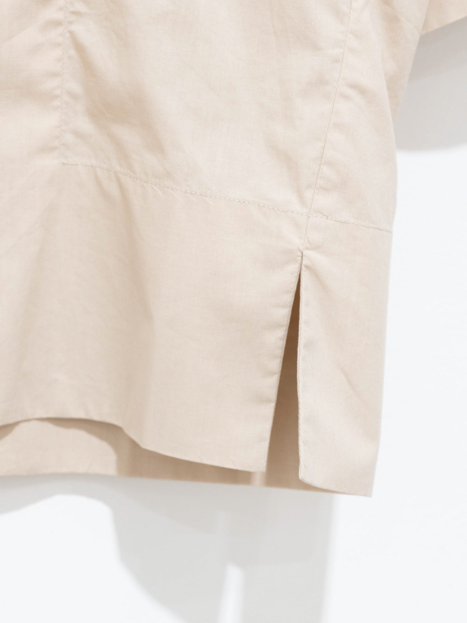 Namu Shop - Jan Machenhauer Ida Shirt - Almond Cotton Poplin