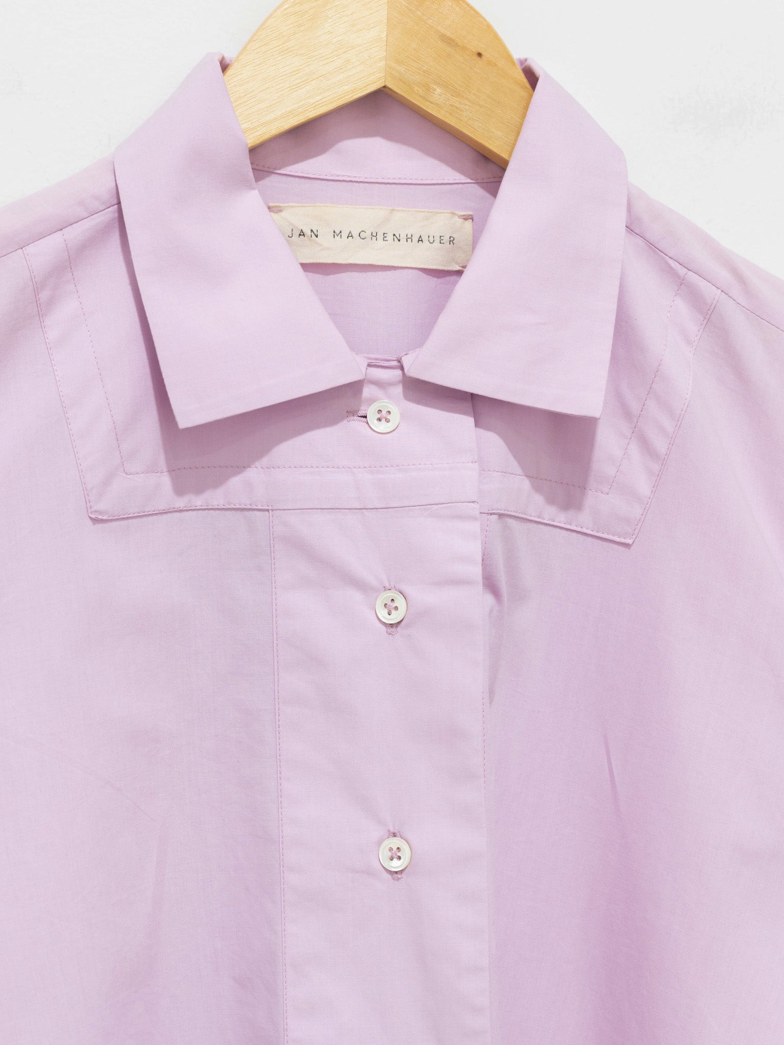 Namu Shop - Jan Machenhauer Lucille Shirt - Orchid Cotton Poplin
