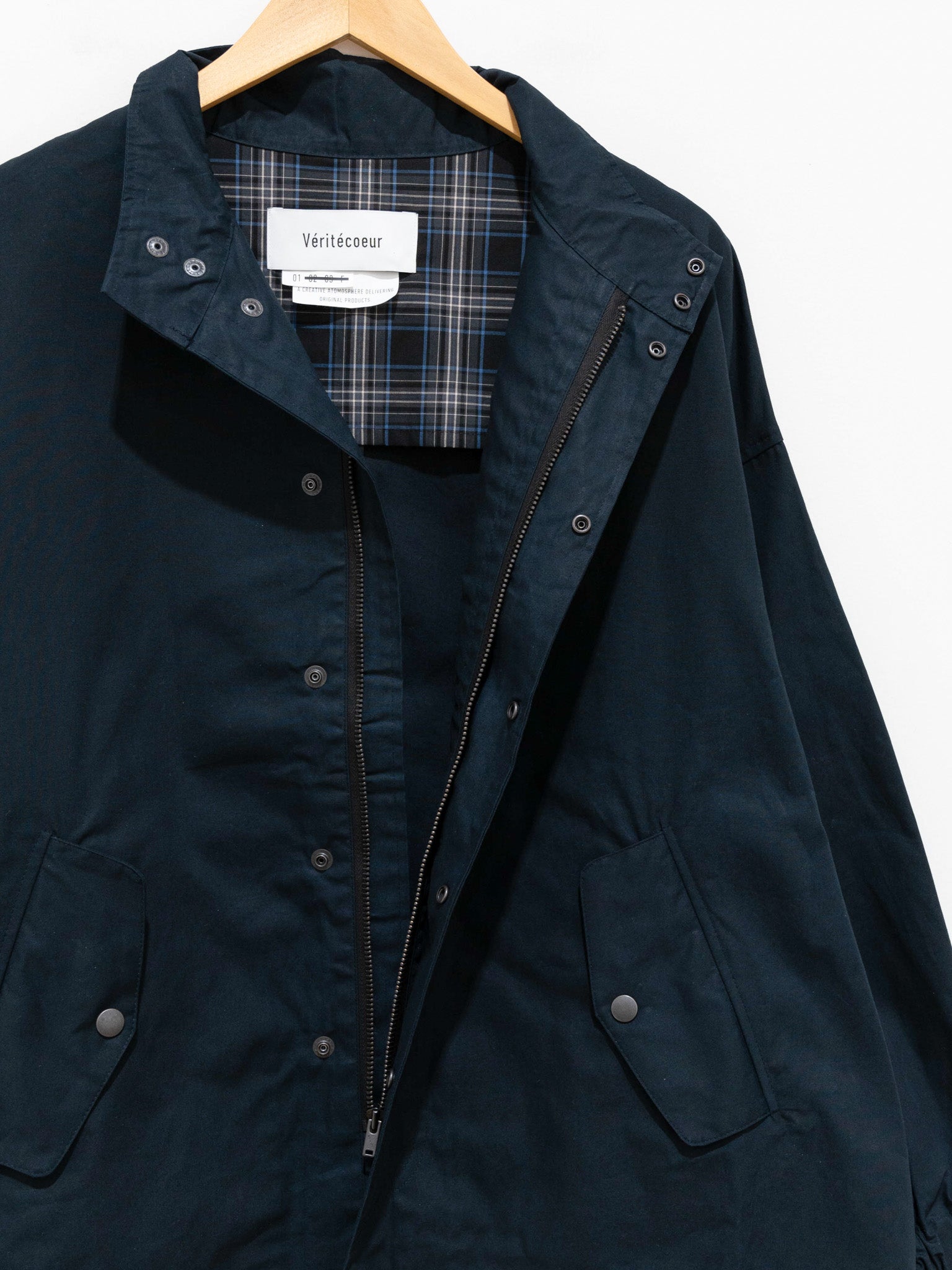 Namu Shop - Veritecoeur Cotton Blouson - Dark Navy