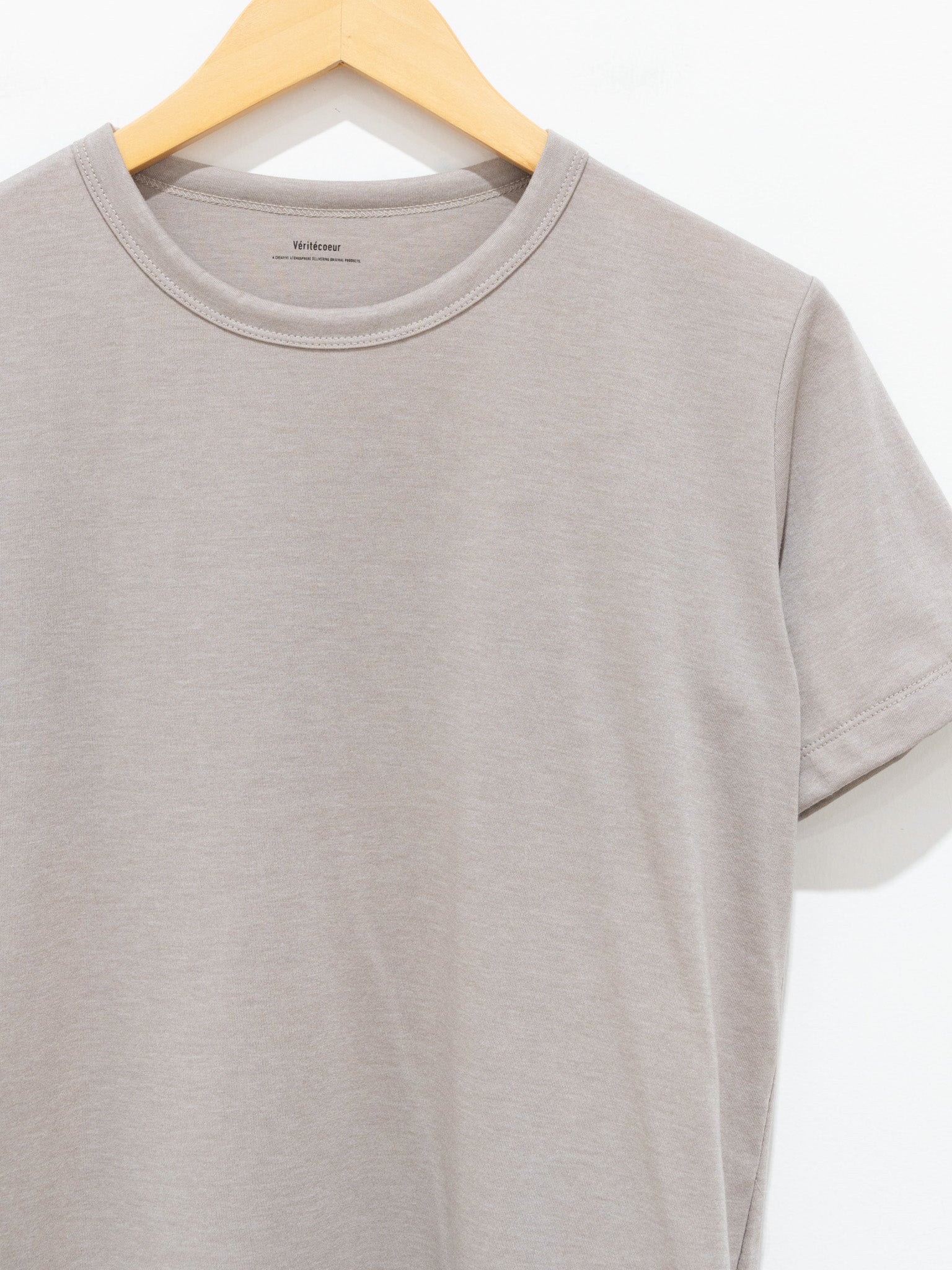 Namu Shop - Veritecoeur Short Sleeve Tee - Greige