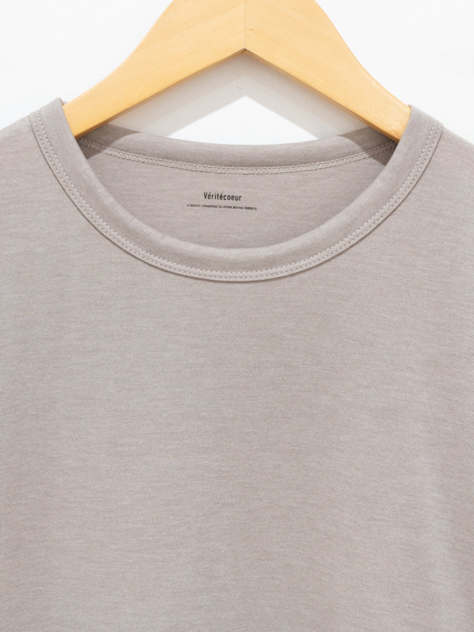 Namu Shop - Veritecoeur Short Sleeve Tee - Greige