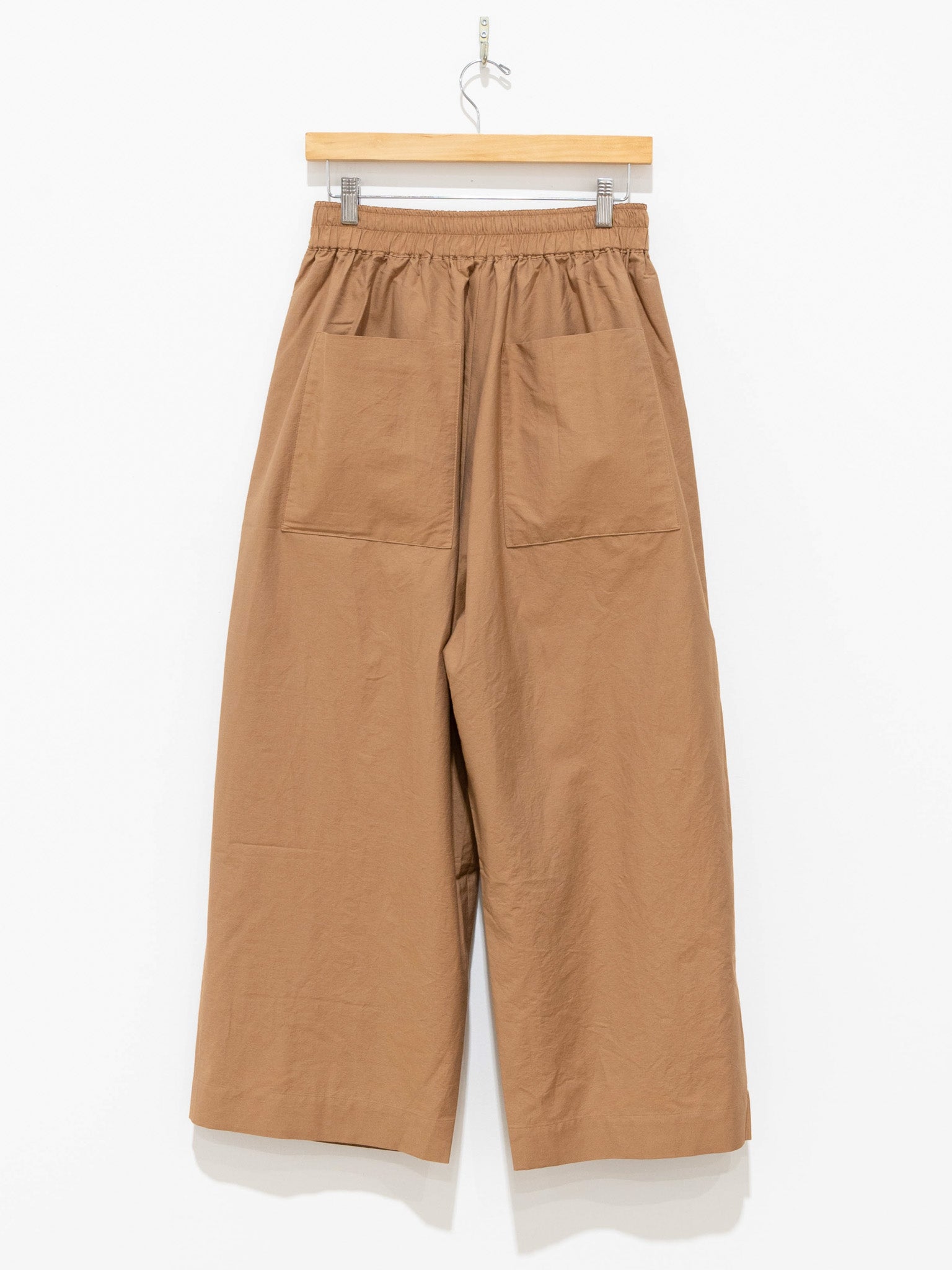Namu Shop - Veritecoeur Shirring Easy Pants - Brown