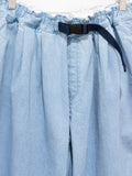 Namu Shop - Veritecoeur Belted Pants - Light Blue Indigo