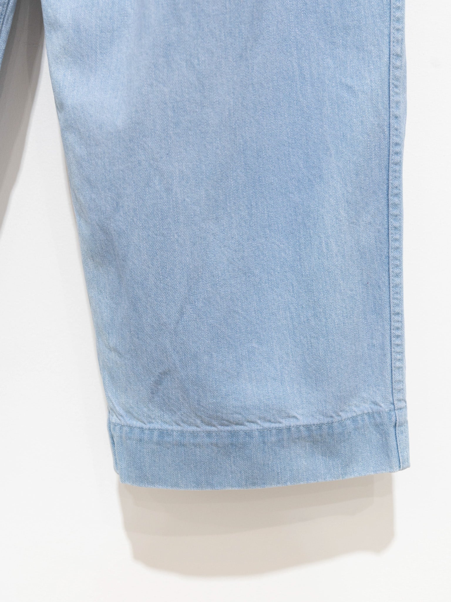 Namu Shop - Veritecoeur Belted Pants - Light Blue Indigo