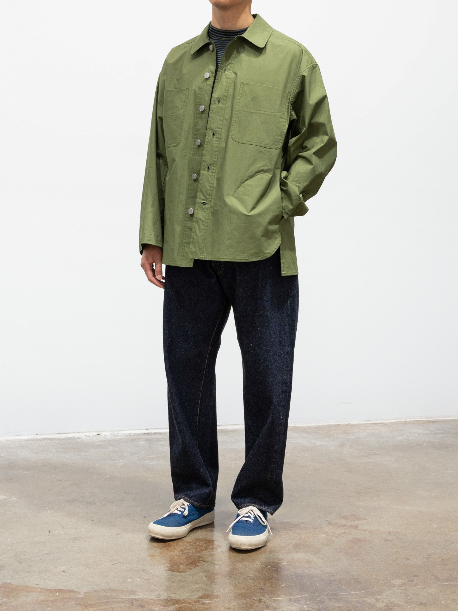 Namu Shop - Document Paper Shirting Jacket - Khaki
