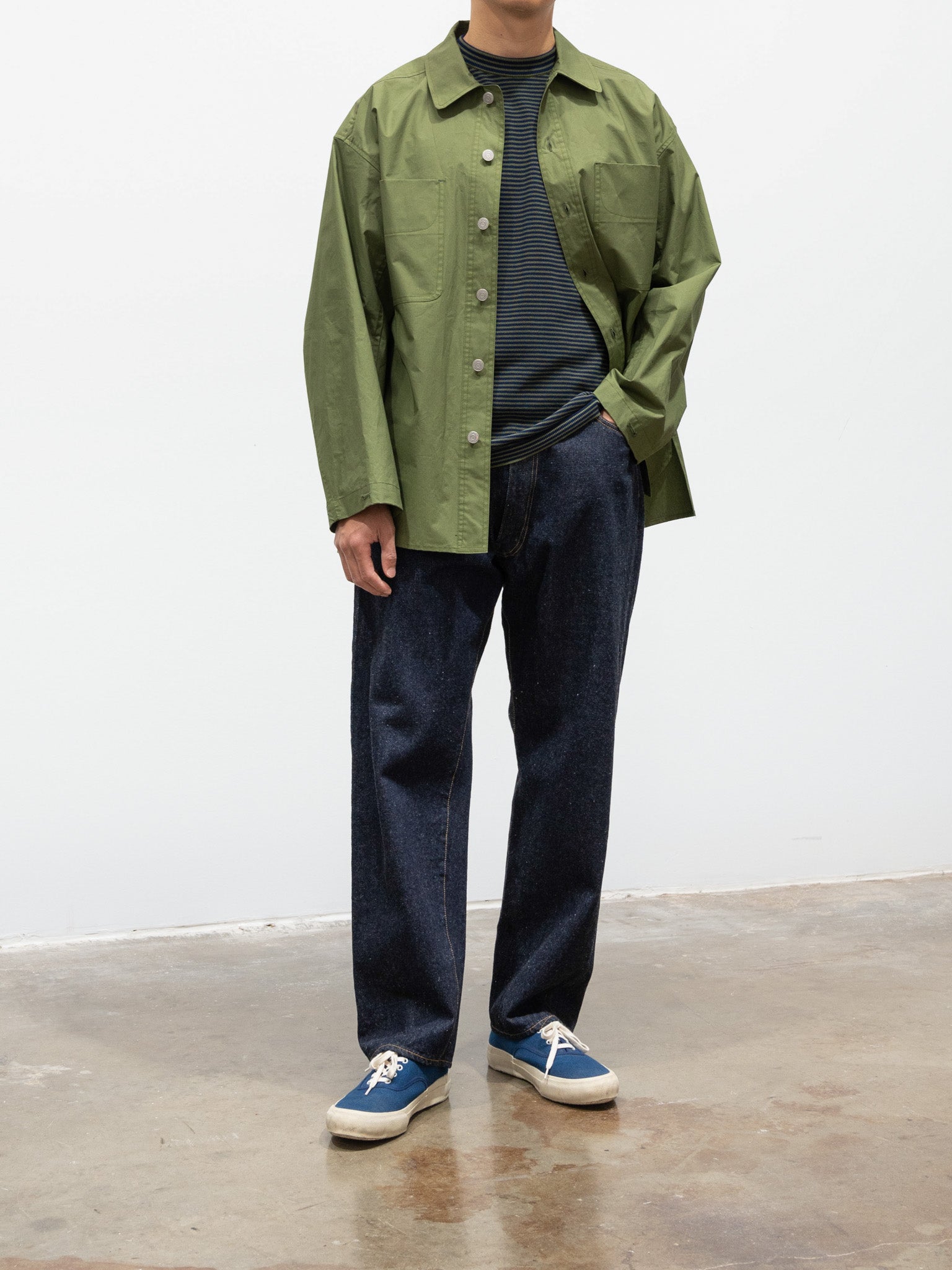 Namu Shop - Document Paper Shirting Jacket - Khaki