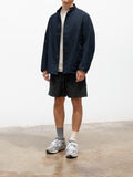 Namu Shop - Auralee Washed Cotton Nylon Weather Easy Shorts - Black