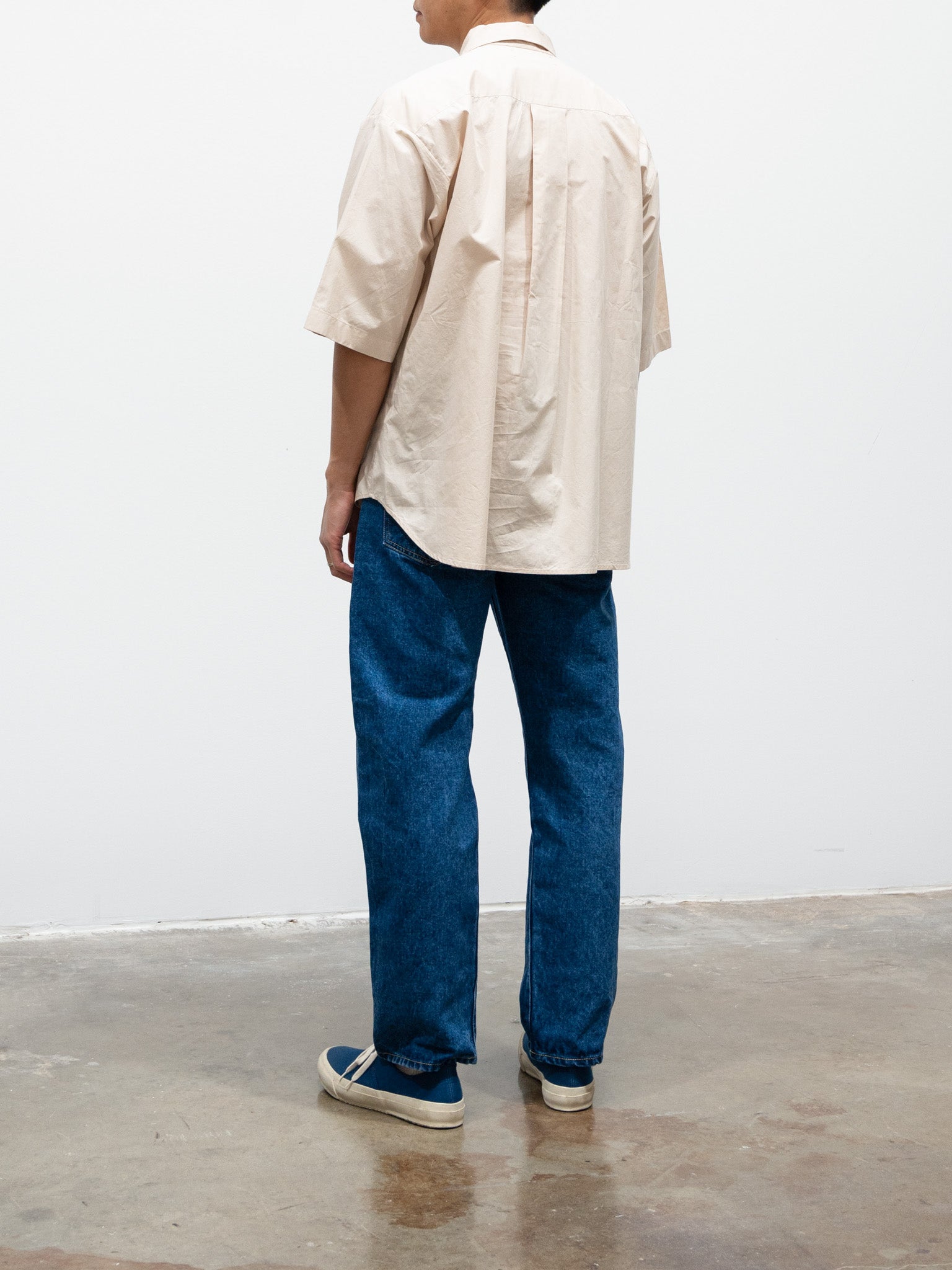 Namu Shop - Jan Machenhauer Fred Shirt - Almond Cotton Poplin