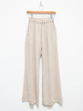 Namu Shop - Unfil French Linen Jersey Wide Leg Pants - Flax Beige