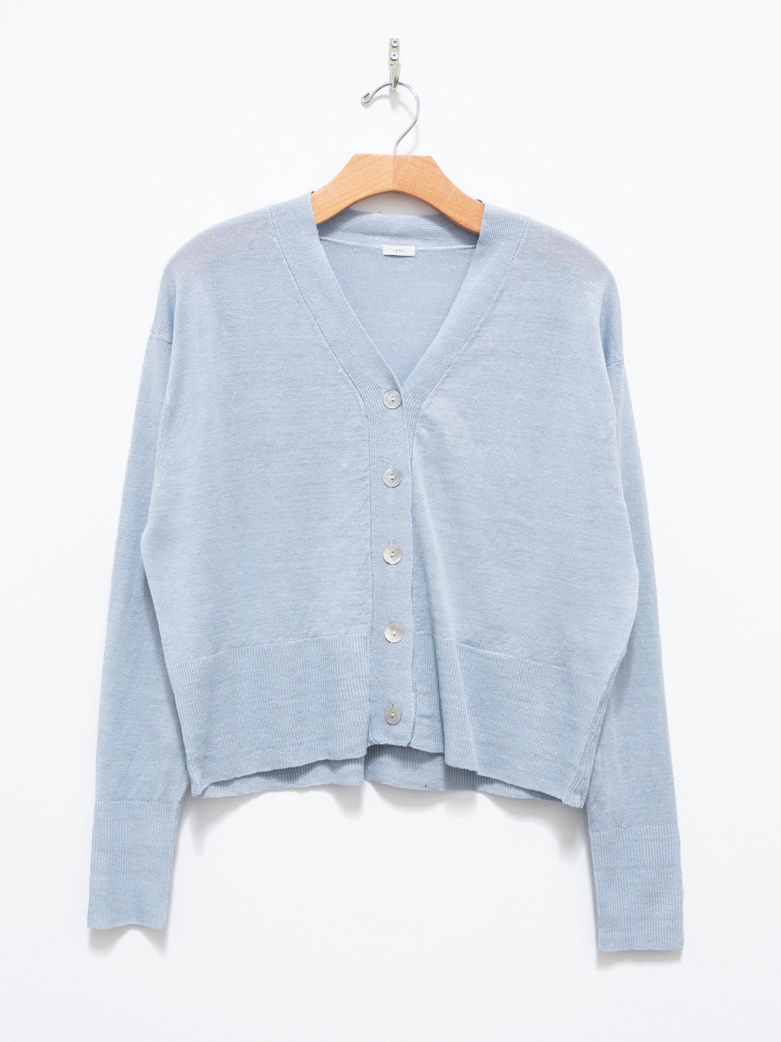 Namu Shop - ICHI Linen Cardigan - Blue