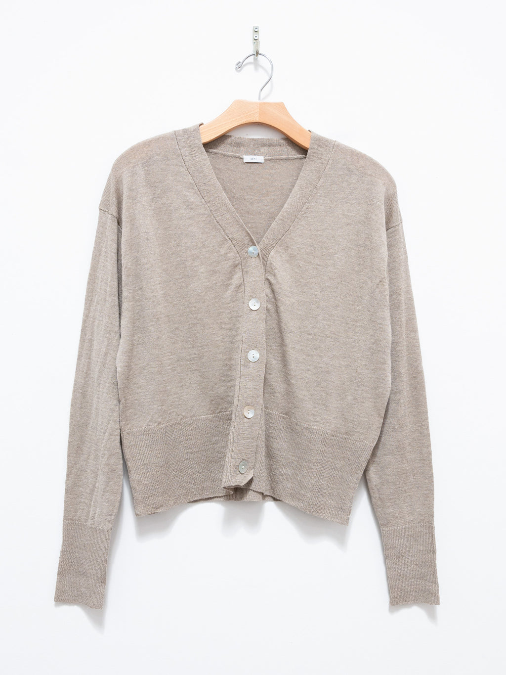 Namu Shop - ICHI Linen Cardigan - Beige