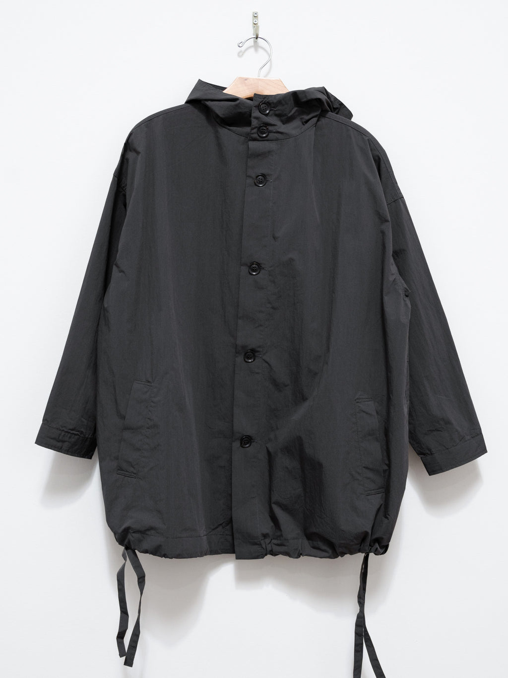 Namu Shop - ICHI Water-resistant Hooded Jacket - Charcoal