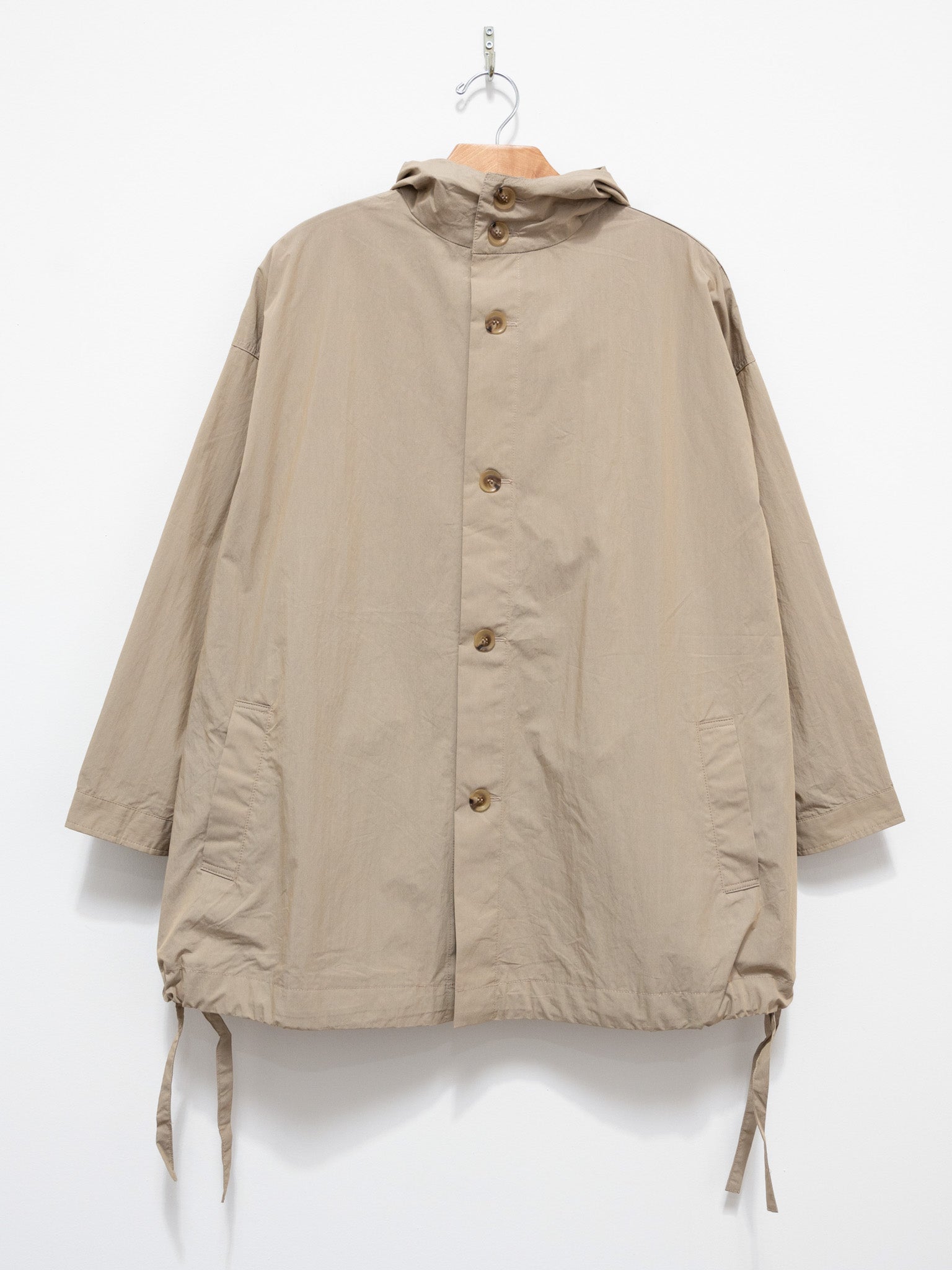 Namu Shop - ICHI Water-resistant Hooded Jacket - Beige