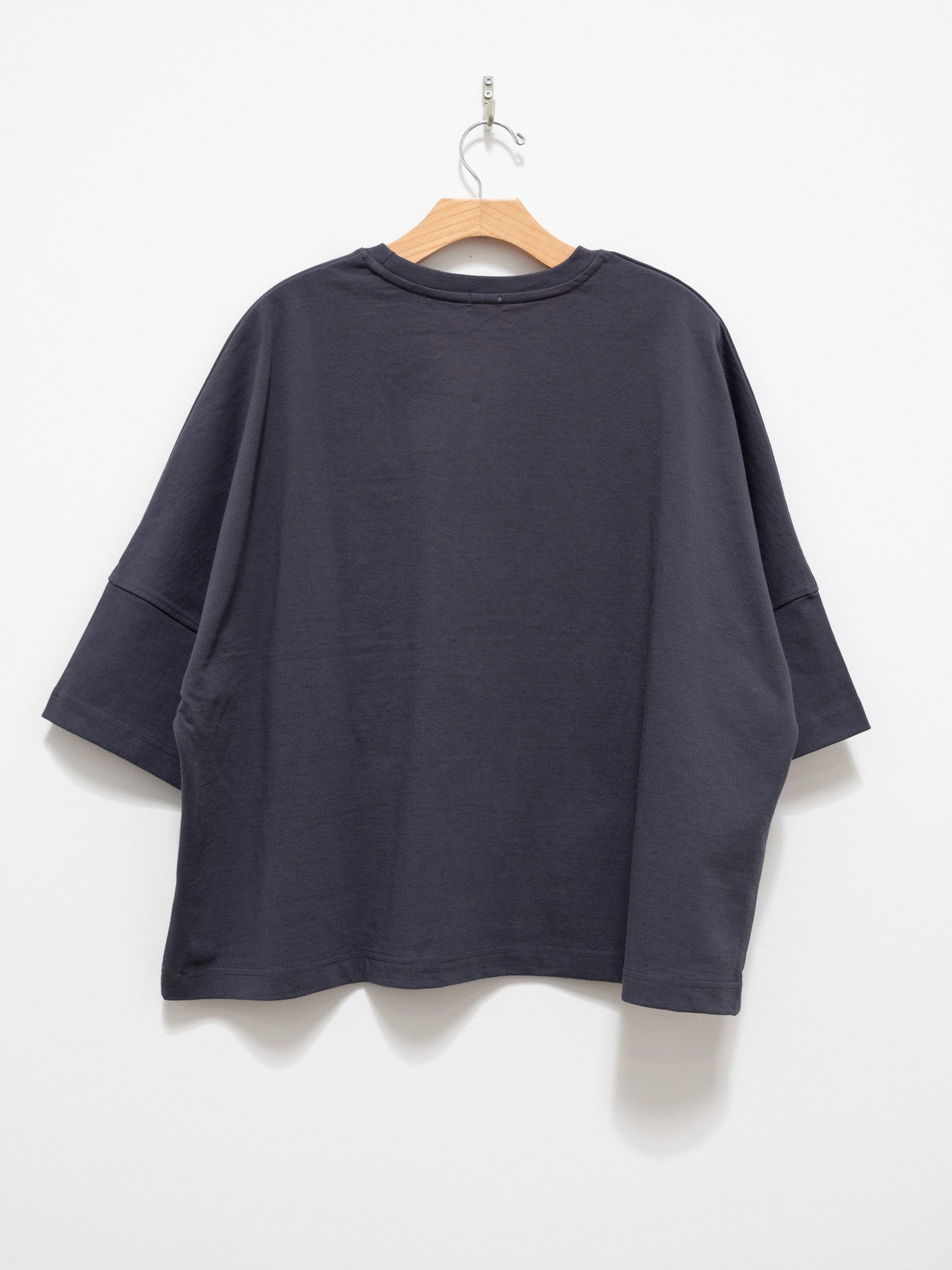 Namu Shop - ICHI Heavy Jersey Wide Pullover - Charcoal