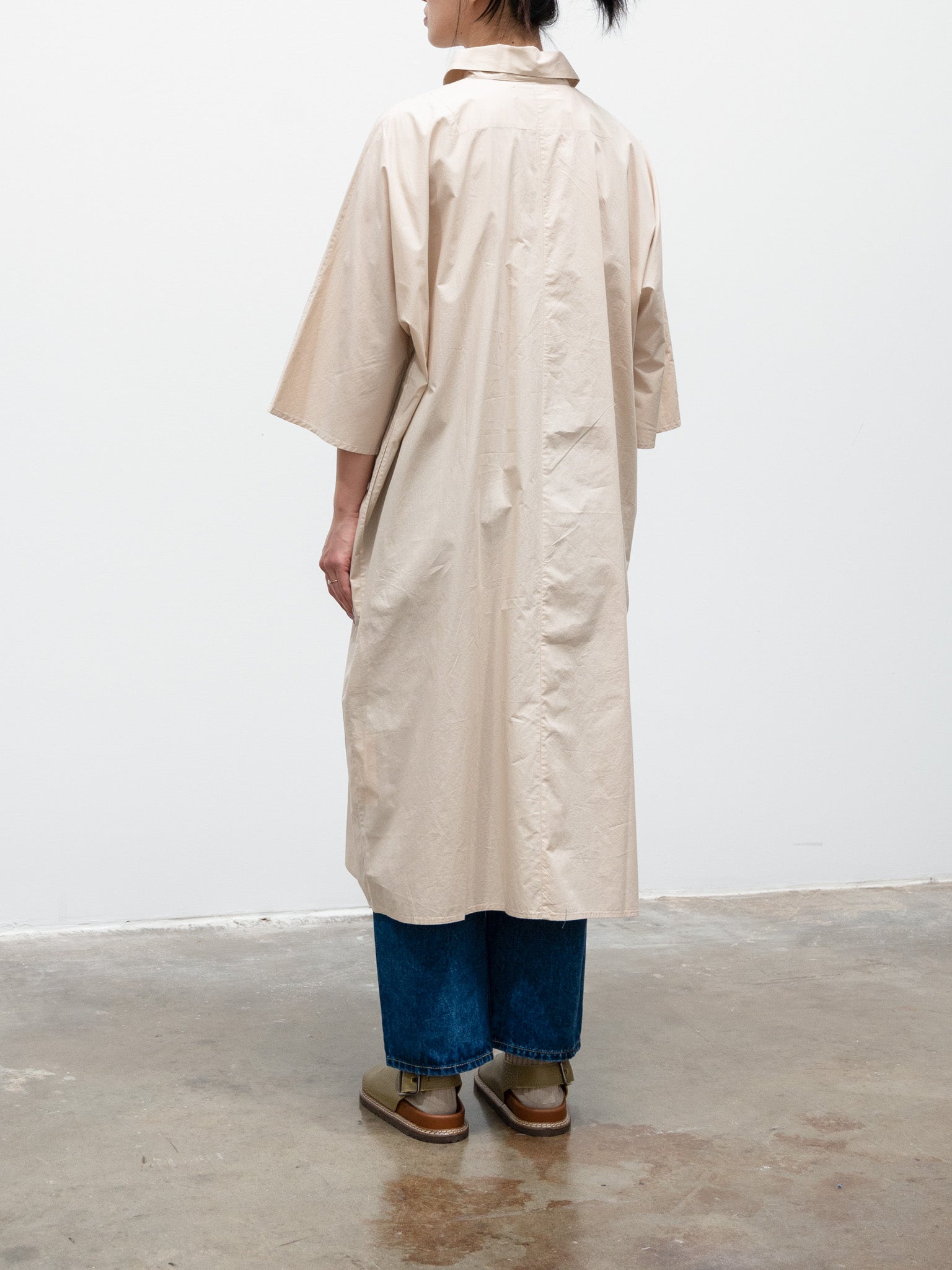 Namu Shop - Jan Machenhauer Mina Dress - Indigo Cotton Poplin