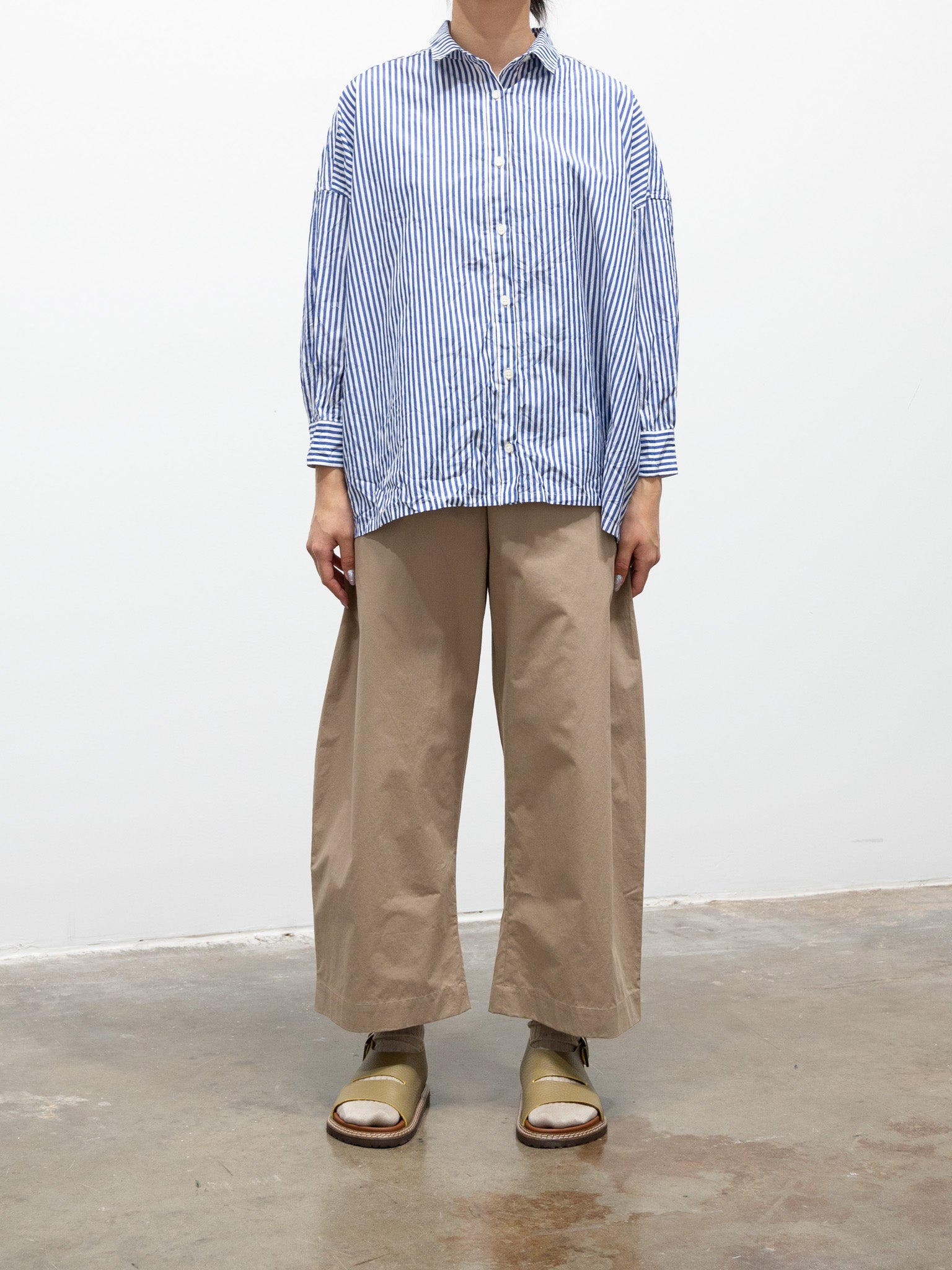 Namu Shop - ICHI Washer BD Shirt - Light Blue