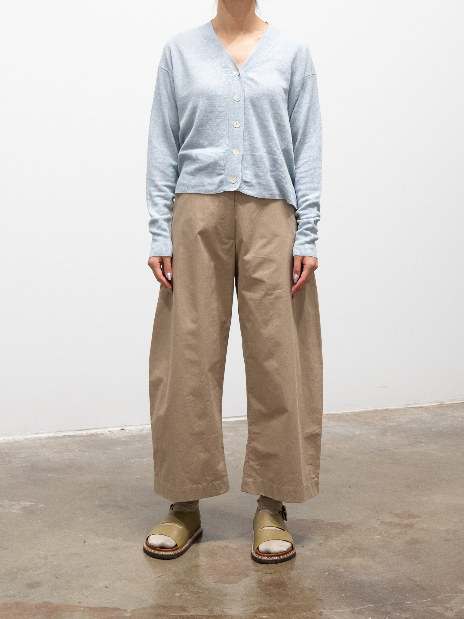 Namu Shop - ICHI Linen Cardigan - Beige