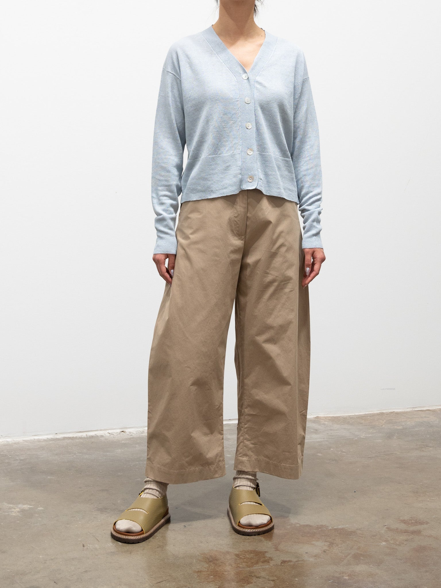 Namu Shop - ICHI Linen Cardigan - Beige