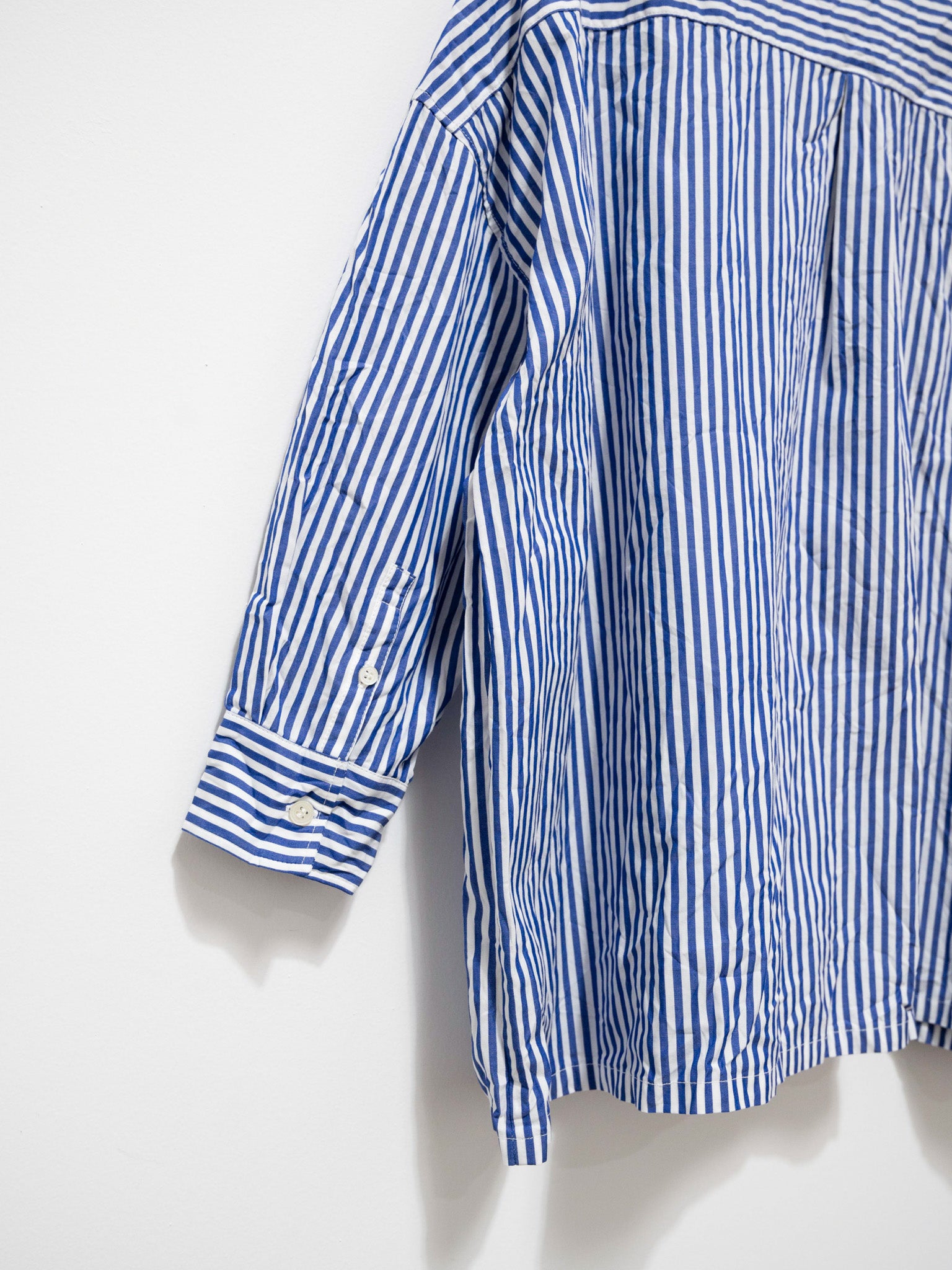 Namu Shop - ICHI Washer BD Shirt - Blue Stripe