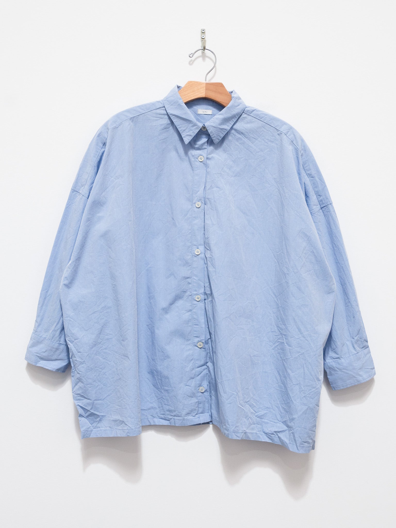 Namu Shop - ICHI Washer BD Shirt - Light Blue