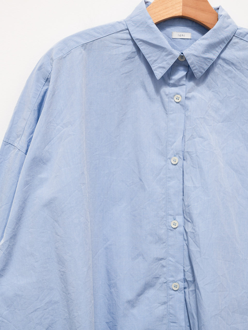 Namu Shop - ICHI Washer BD Shirt - Light Blue