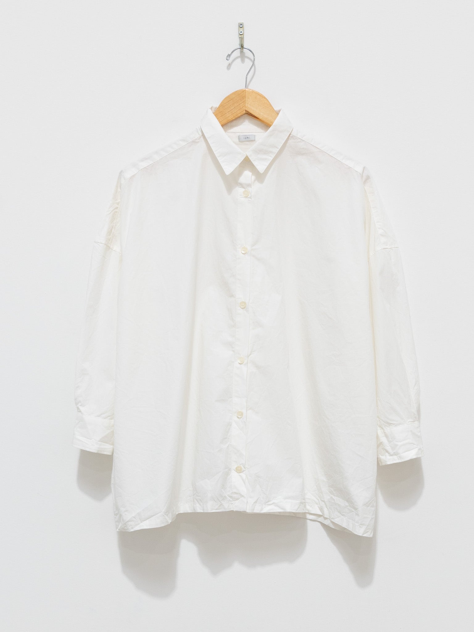Namu Shop - ICHI Washer BD Shirt - White
