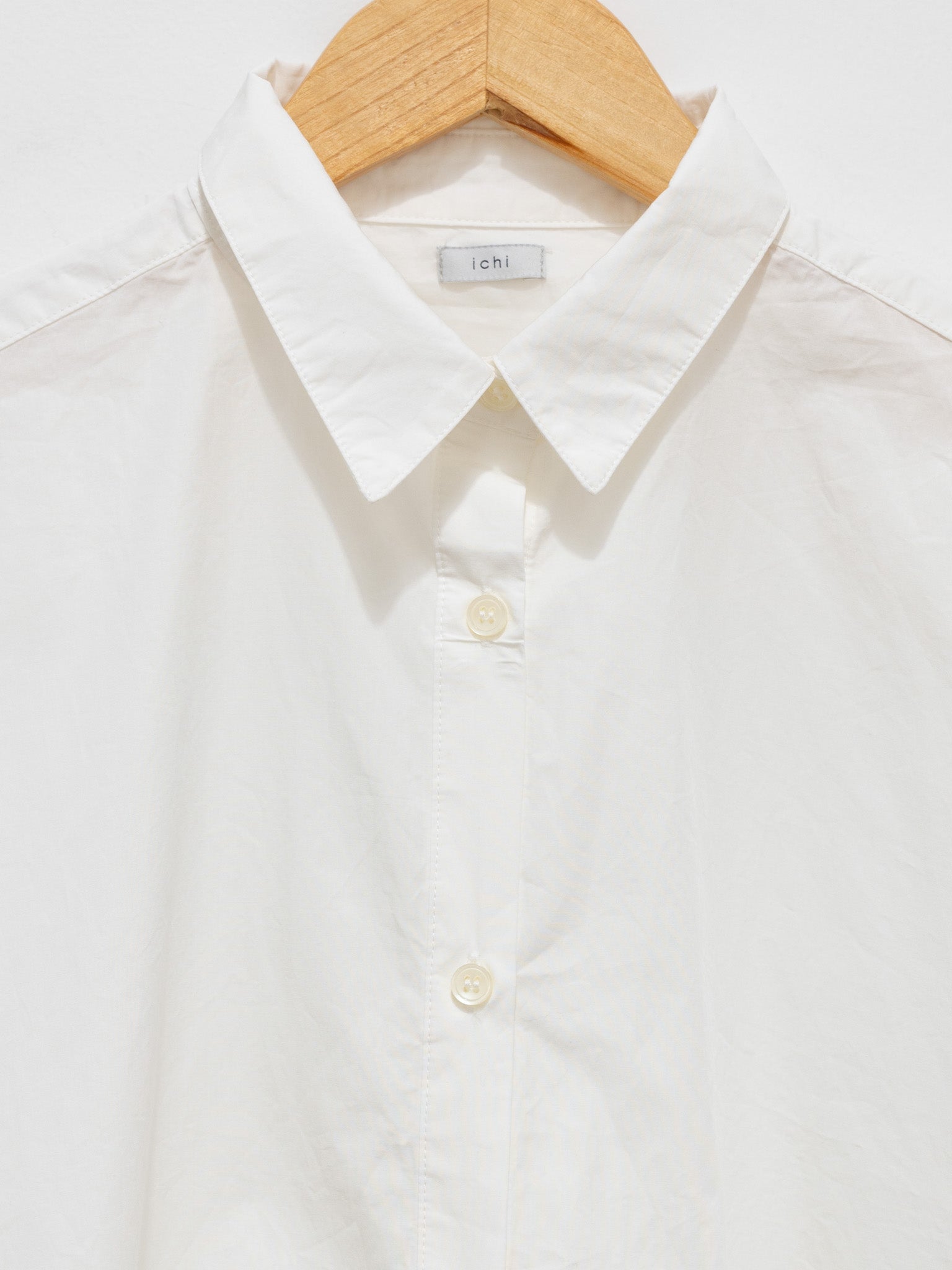 Namu Shop - ICHI Washer BD Shirt - White