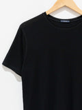Namu Shop - Yleve Co/Li Sheer Jersey Short Sleeve Pullover - Black