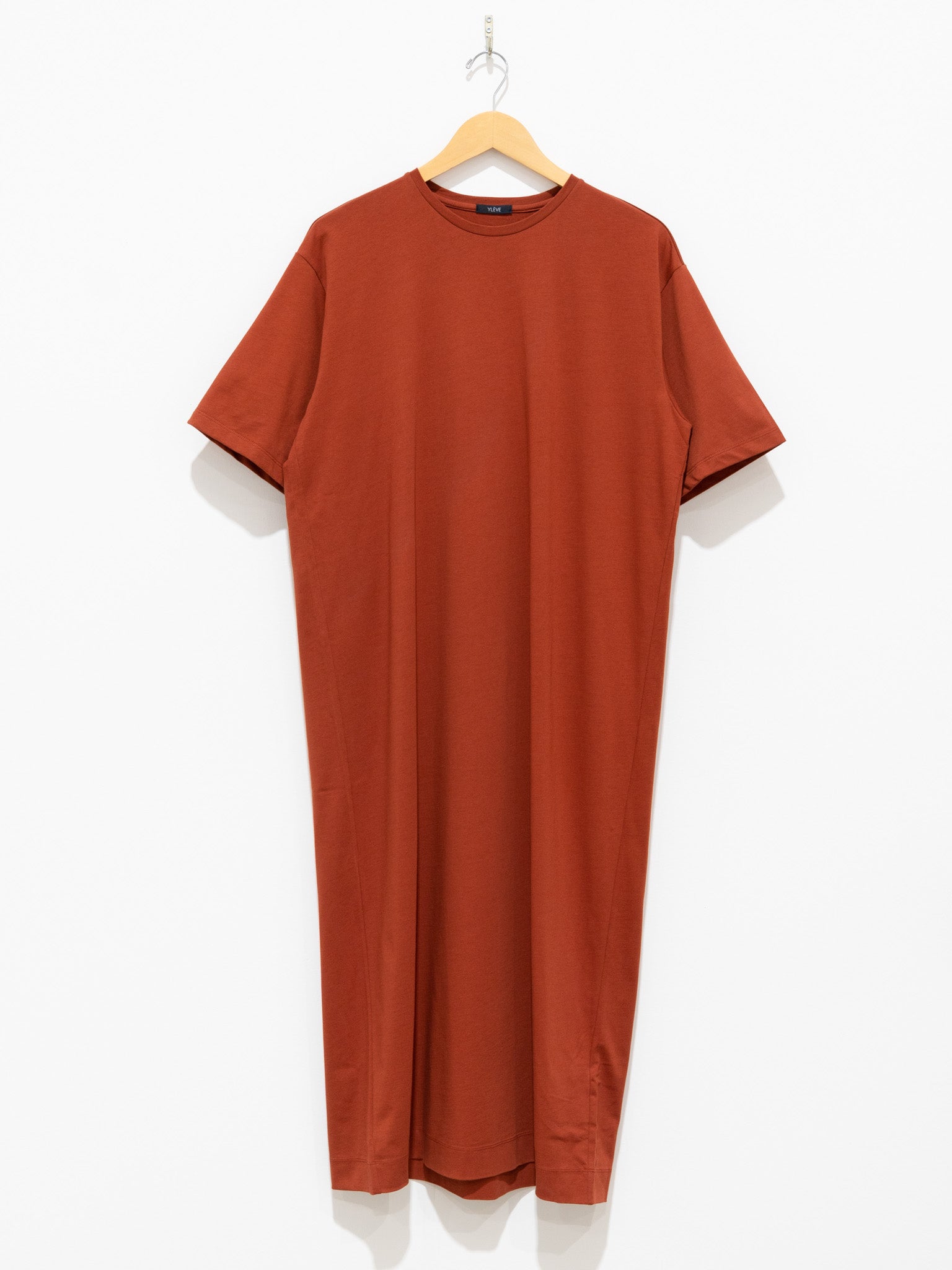 Namu Shop - Yleve Organic Cotton Tee Dress - Brick