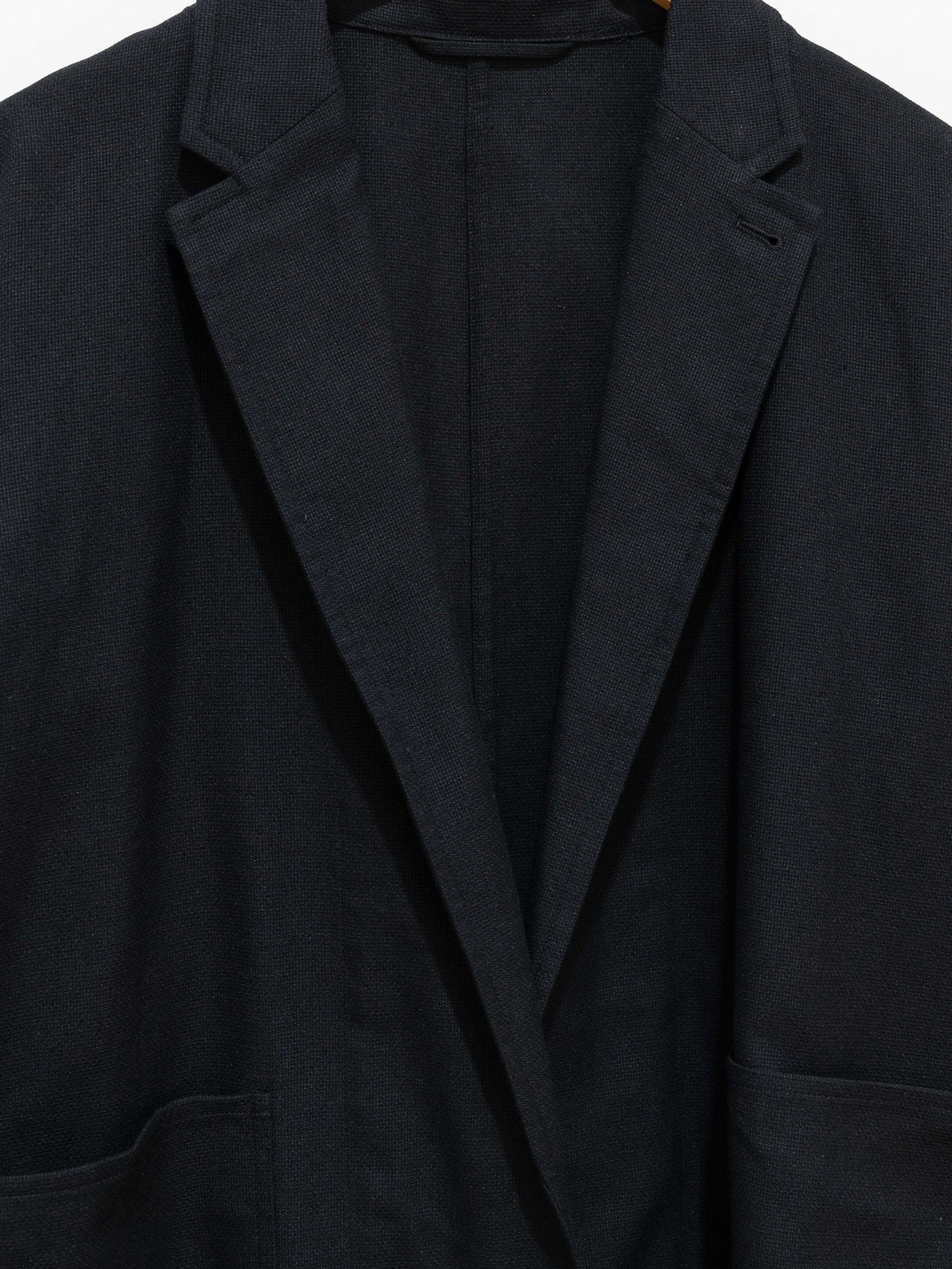 Namu Shop - Yleve Linen Cotton Mesh Jacket - Black
