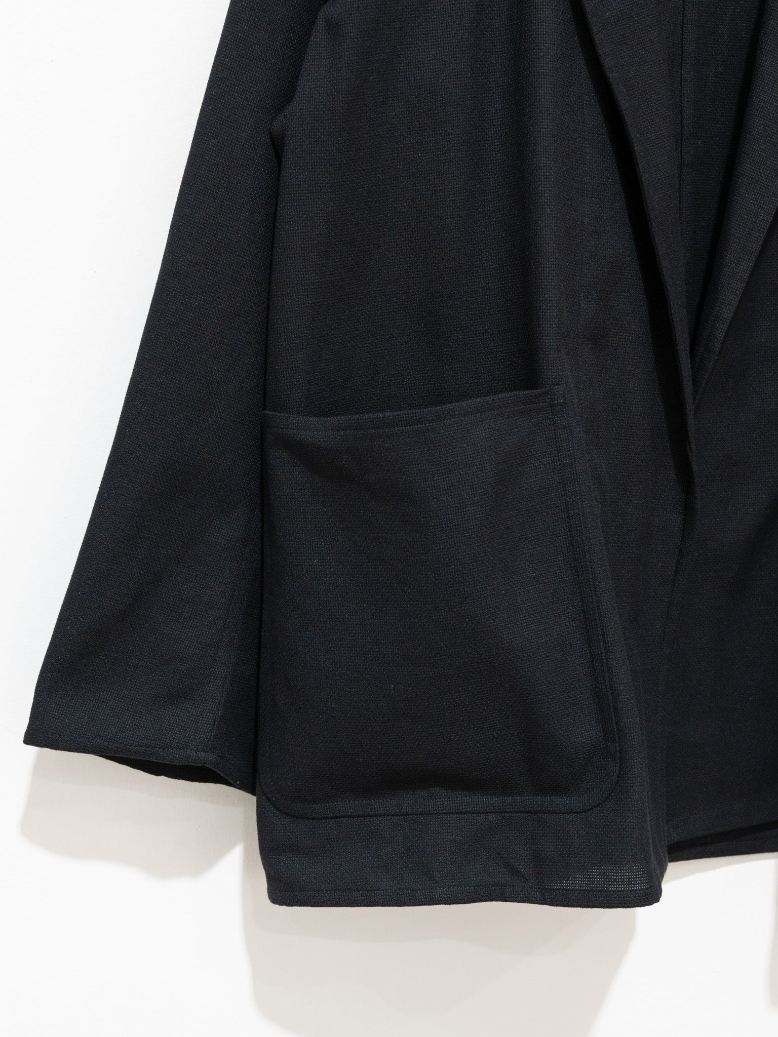 Namu Shop - Yleve Linen Cotton Mesh Jacket - Black
