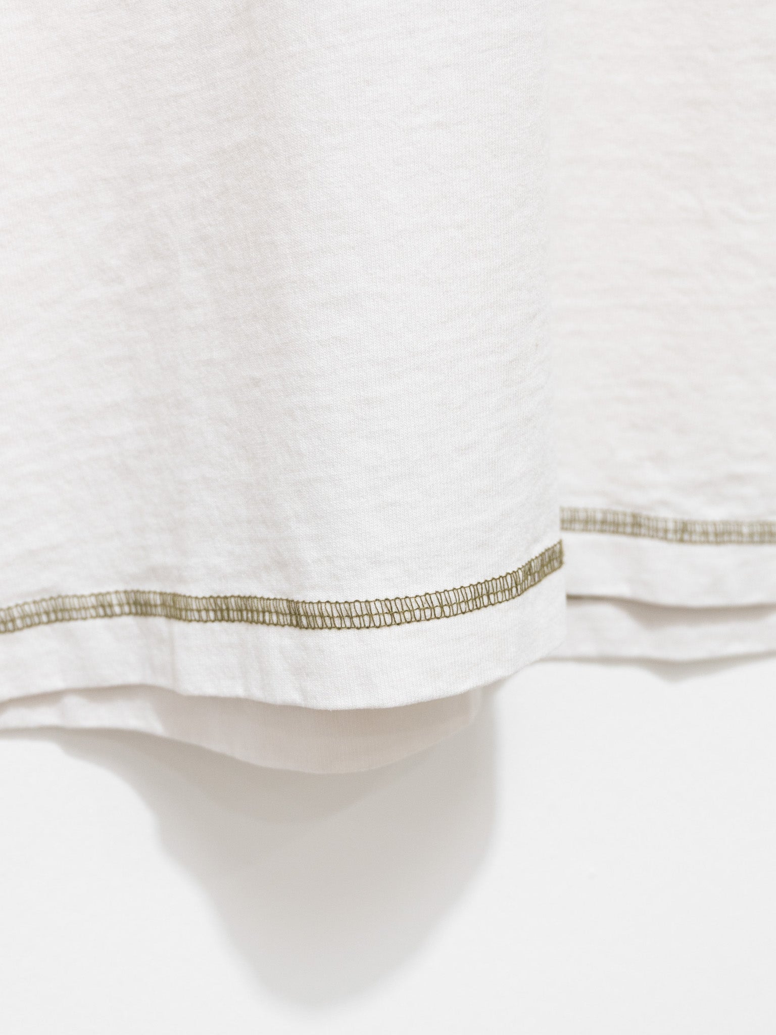 Namu Shop - paa Half Sleeve Flatlock Tee - Vapor