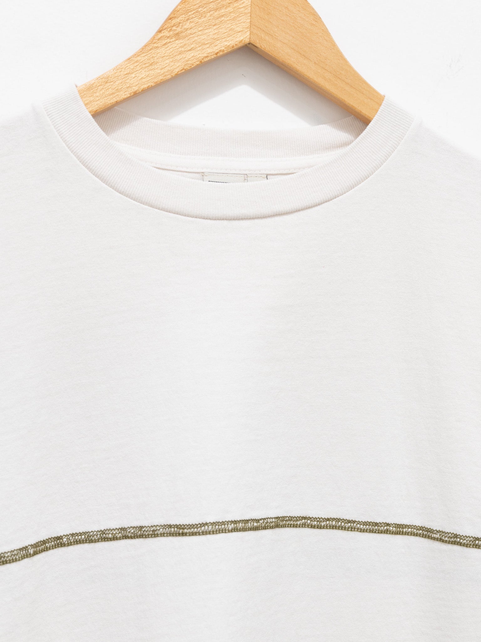 Namu Shop - paa Half Sleeve Flatlock Tee - Vapor