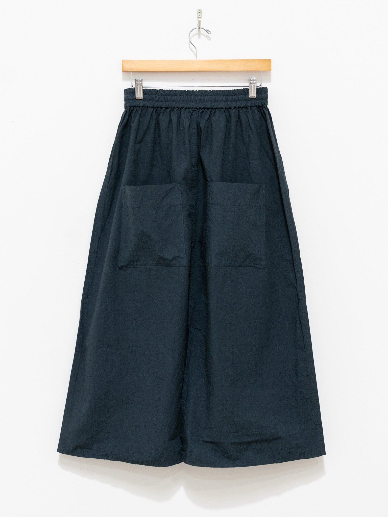 Namu Shop - Veritecoeur Gathered Skirt - Sumi Black
