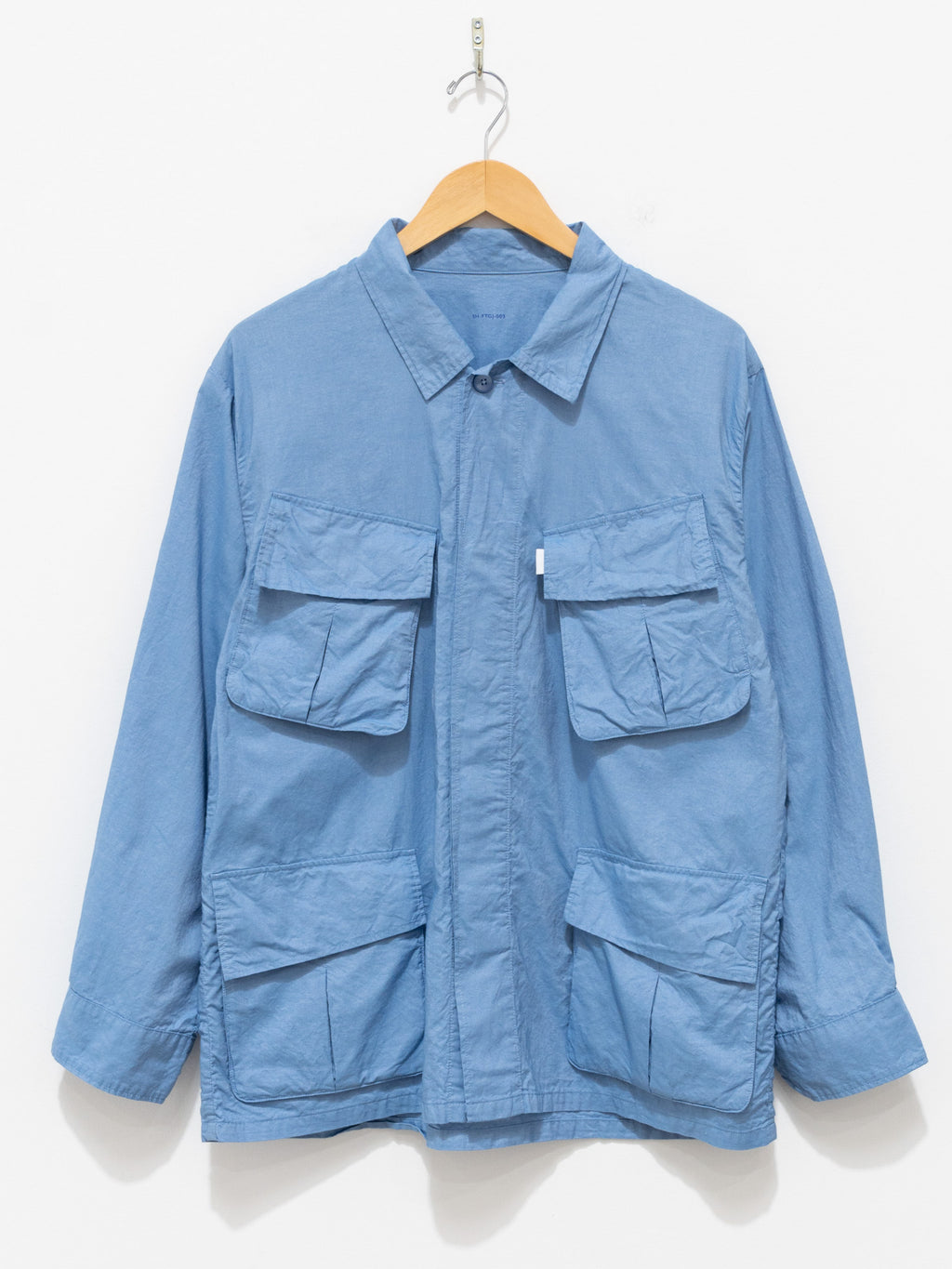 Namu Shop - S H Fatigue Shirt - Chambray Blue