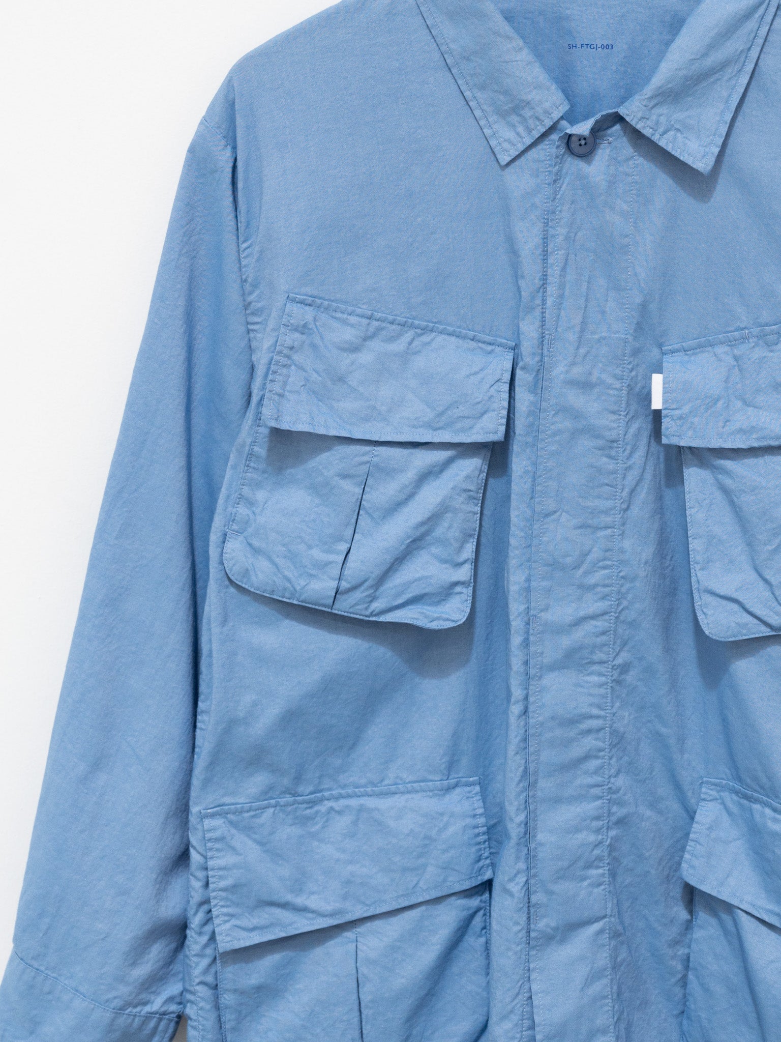 Namu Shop - S H Fatigue Shirt - Chambray Blue