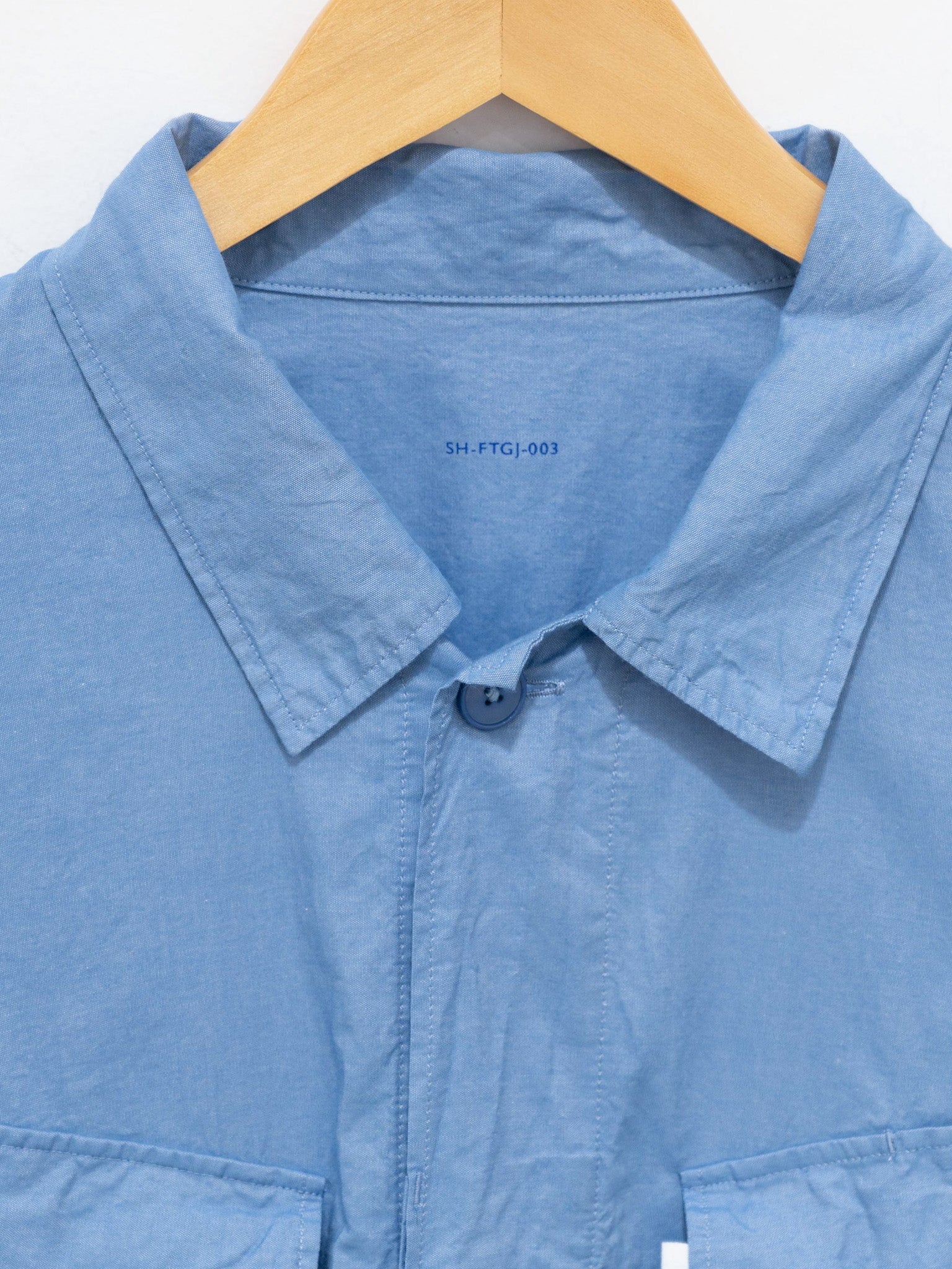 Namu Shop - S H Fatigue Shirt - Chambray Blue