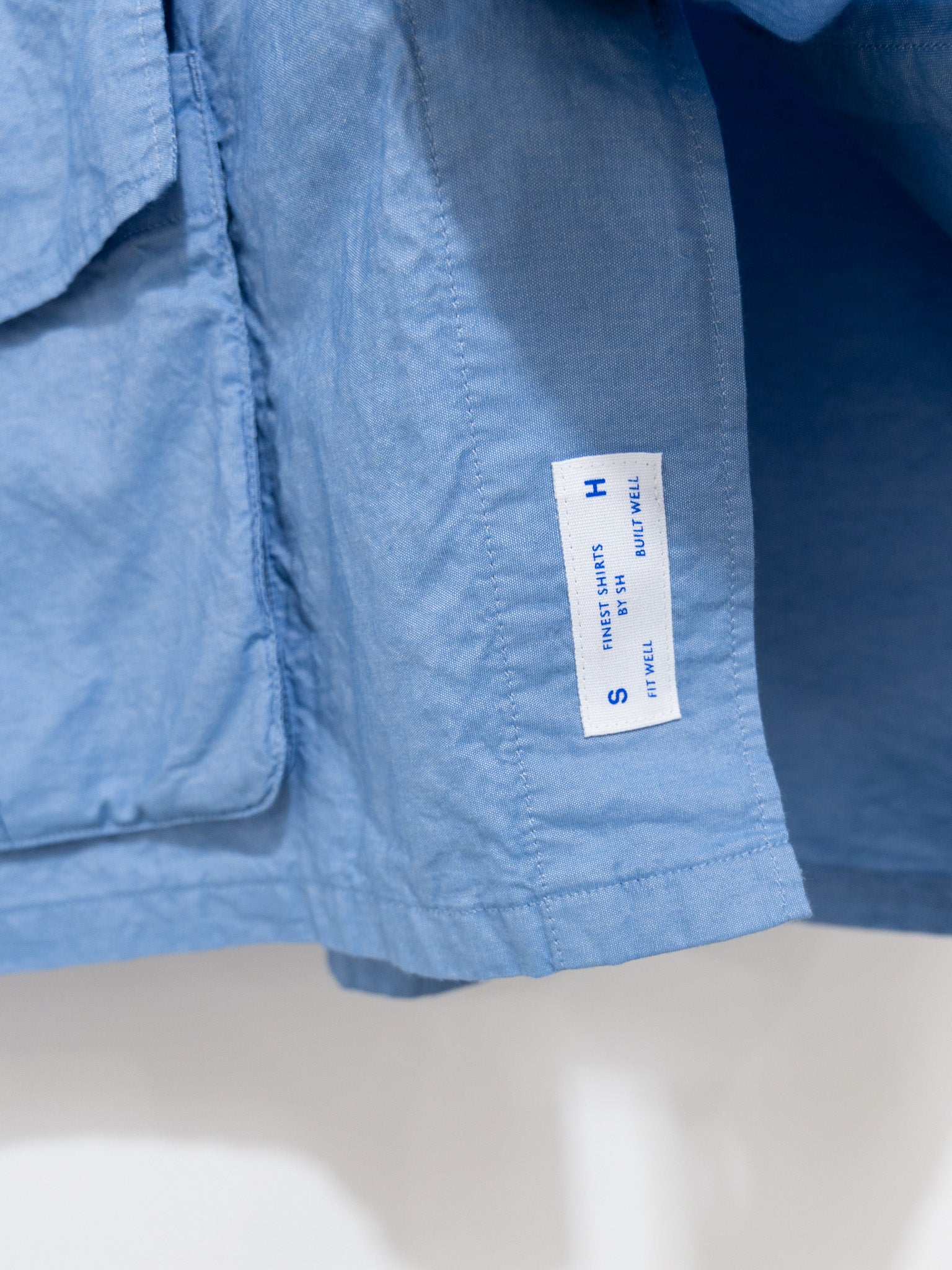 Namu Shop - S H Fatigue Shirt - Chambray Blue
