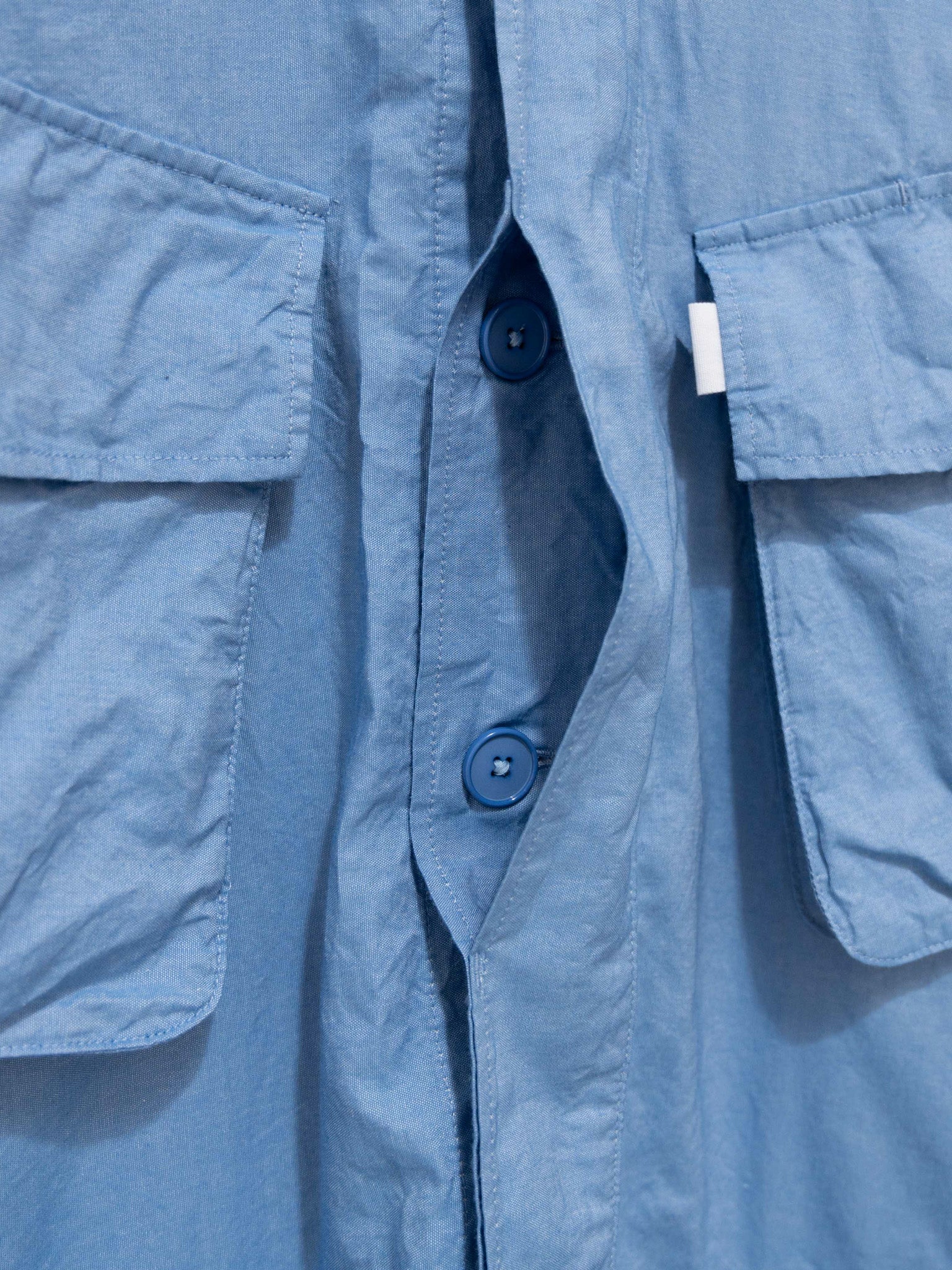 Namu Shop - S H Fatigue Shirt - Chambray Blue