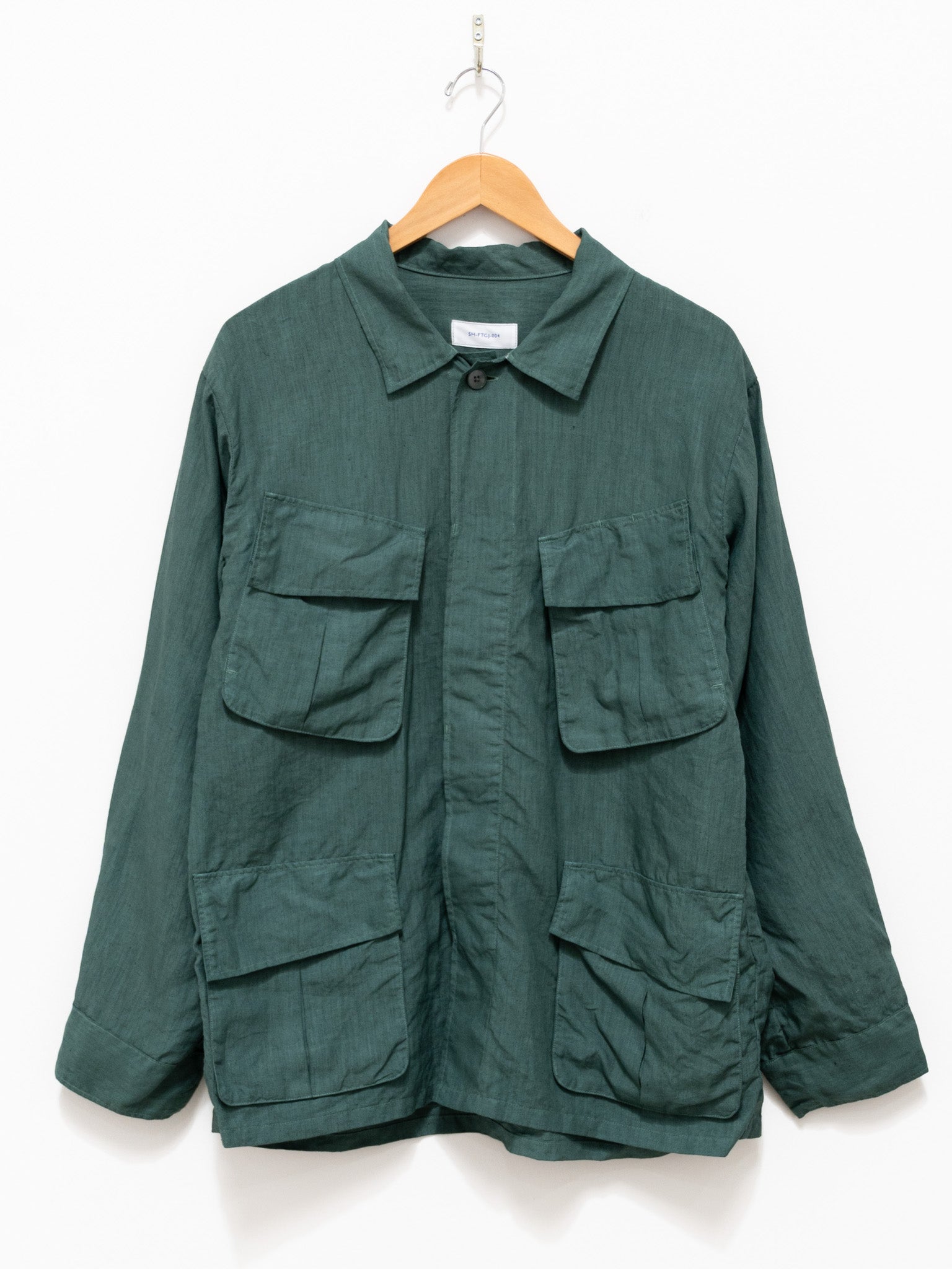 Namu Shop - S H Fatigue Shirt - Linen Green