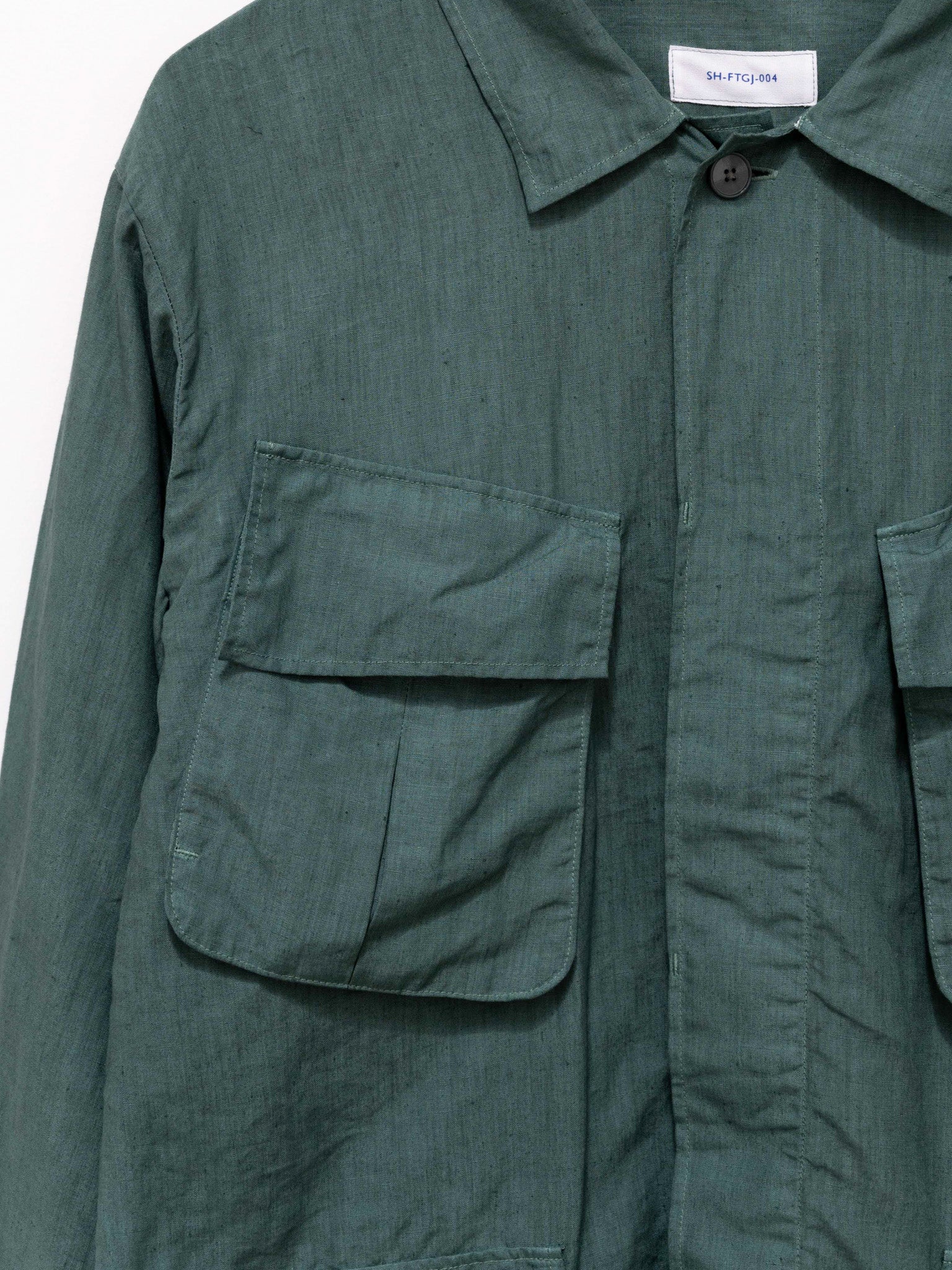 Namu Shop - S H Fatigue Shirt - Linen Green