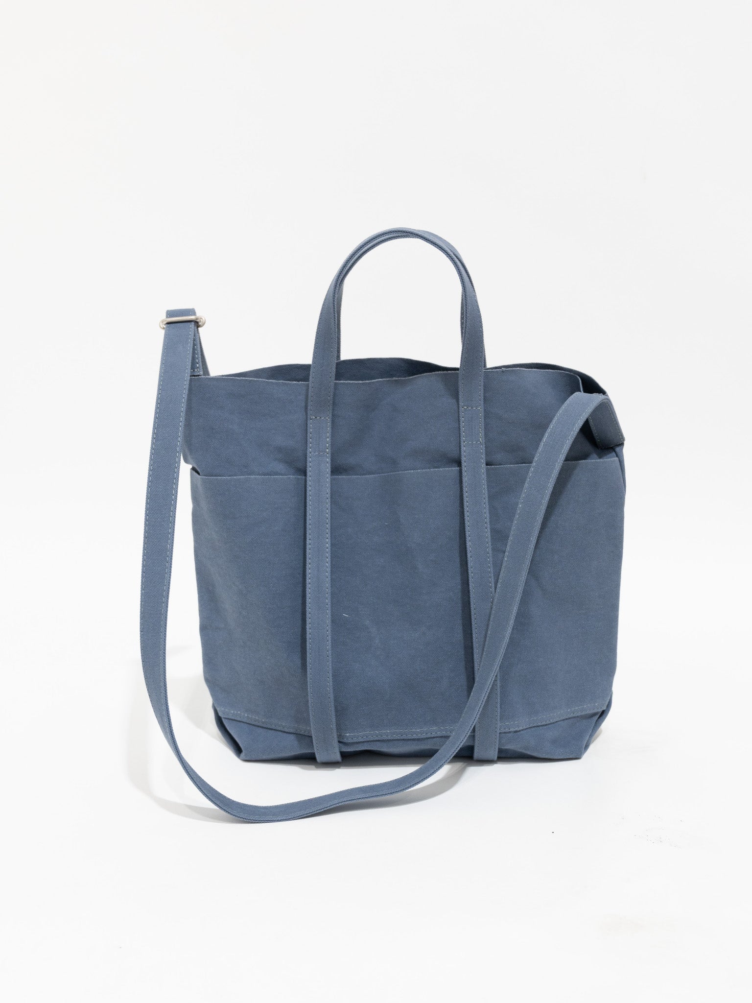 Namu Shop - Amiacalva Light Canvas 2-Way Tote Medium - Blue Gray