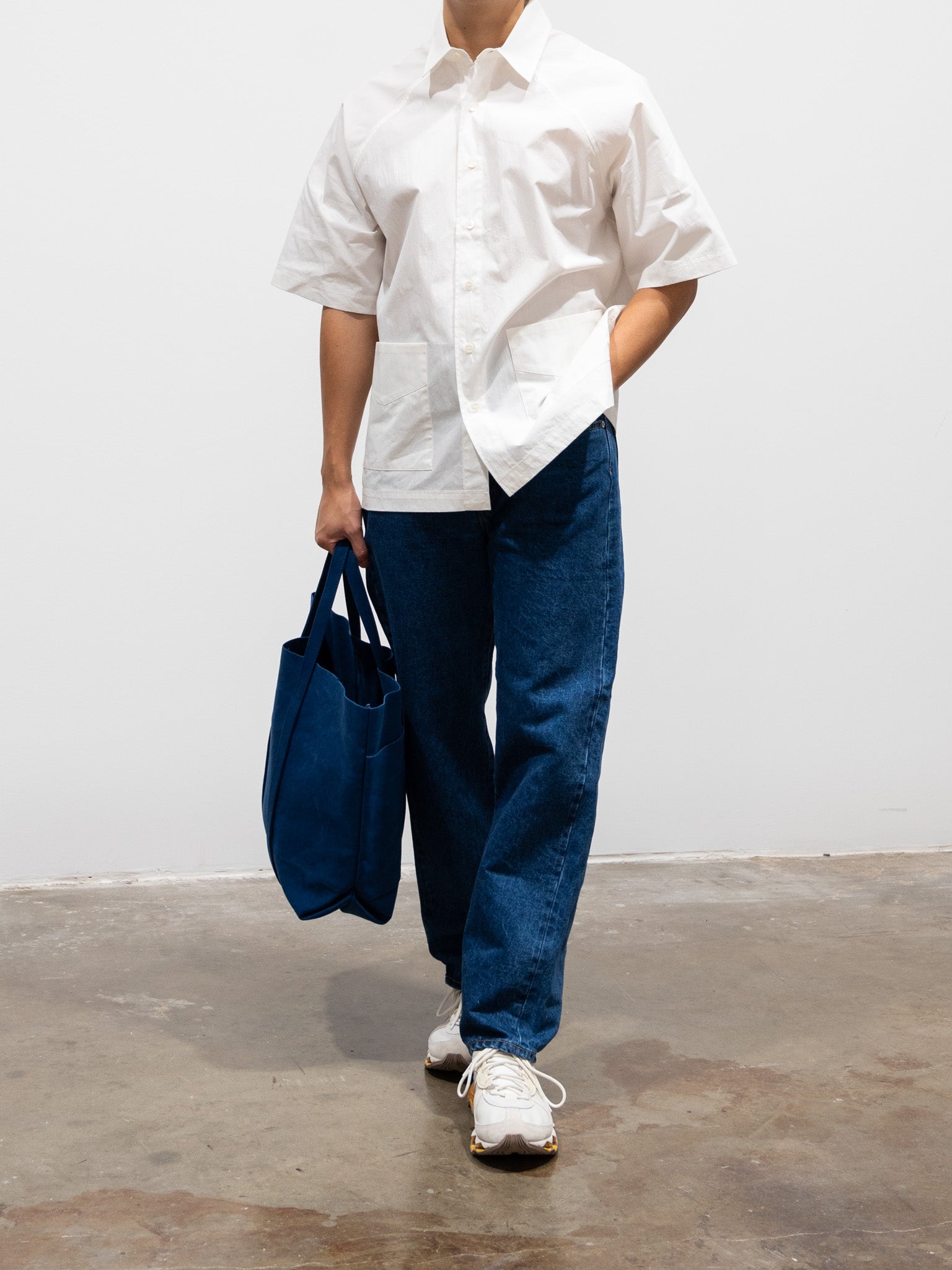 Namu Shop - paa SS Shirt Three - White