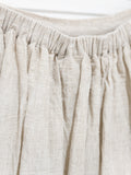 Namu Shop - Ichi Antiquites Glencheck Azumadaki Skirt - Natural