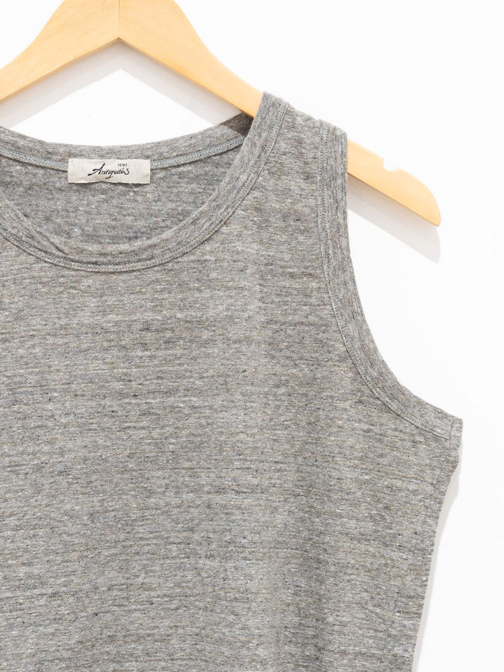 Namu Shop - Ichi Antiquites Jersey Knit Tank Top - Gray