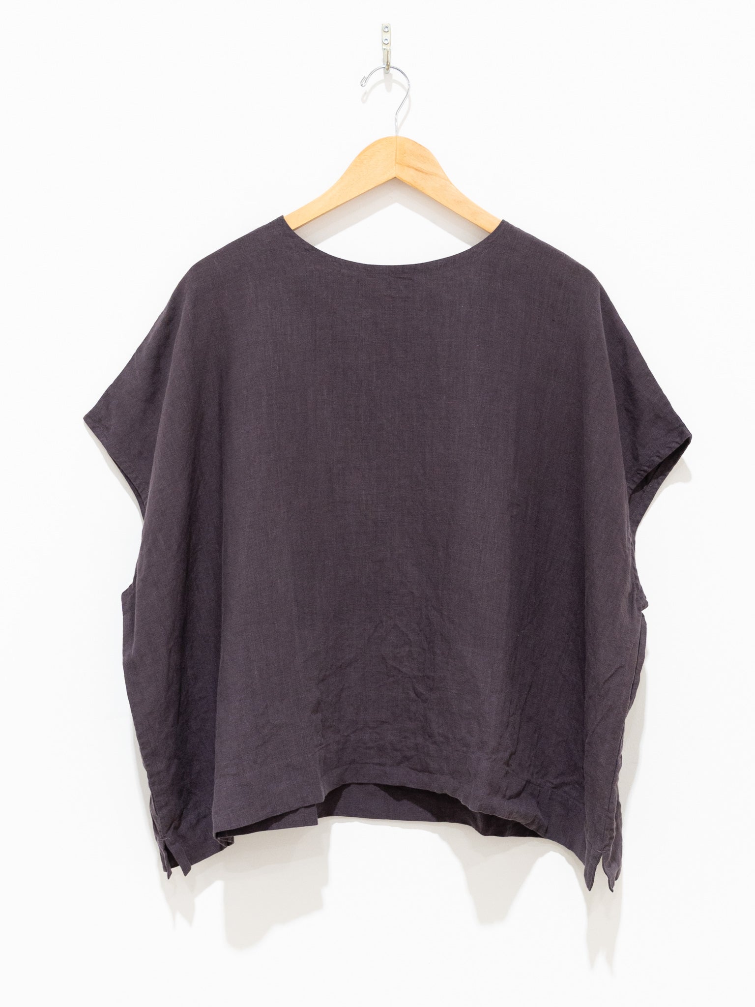 Namu Shop - Ichi Antiquites Linen Pullover - Purple
